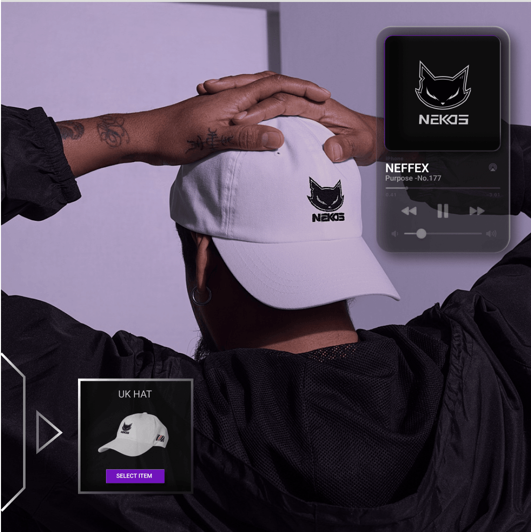 NEKOS WHITE YUPOONG HAT