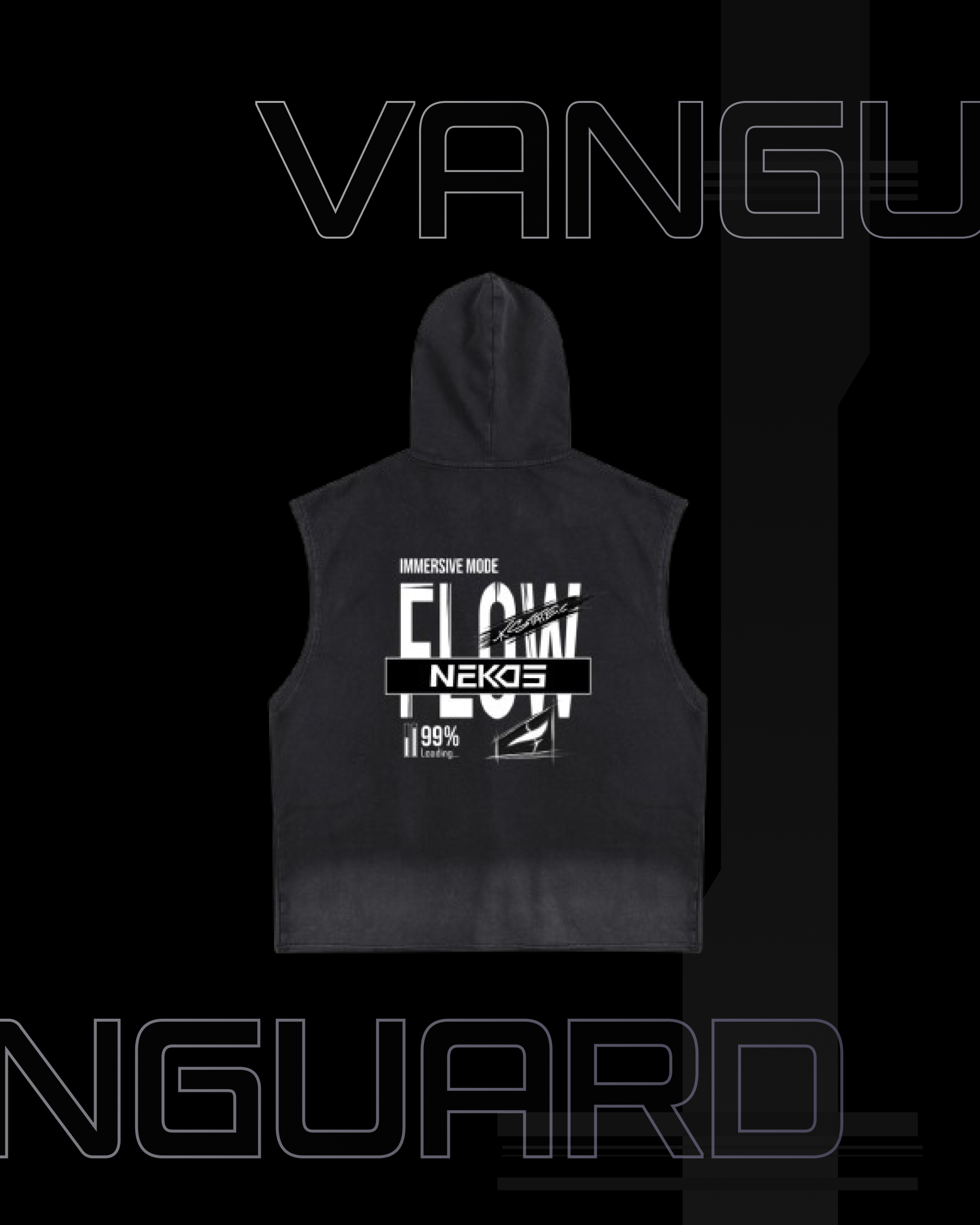 FLOW STATE ZIP-UP HOODED TANK TOP