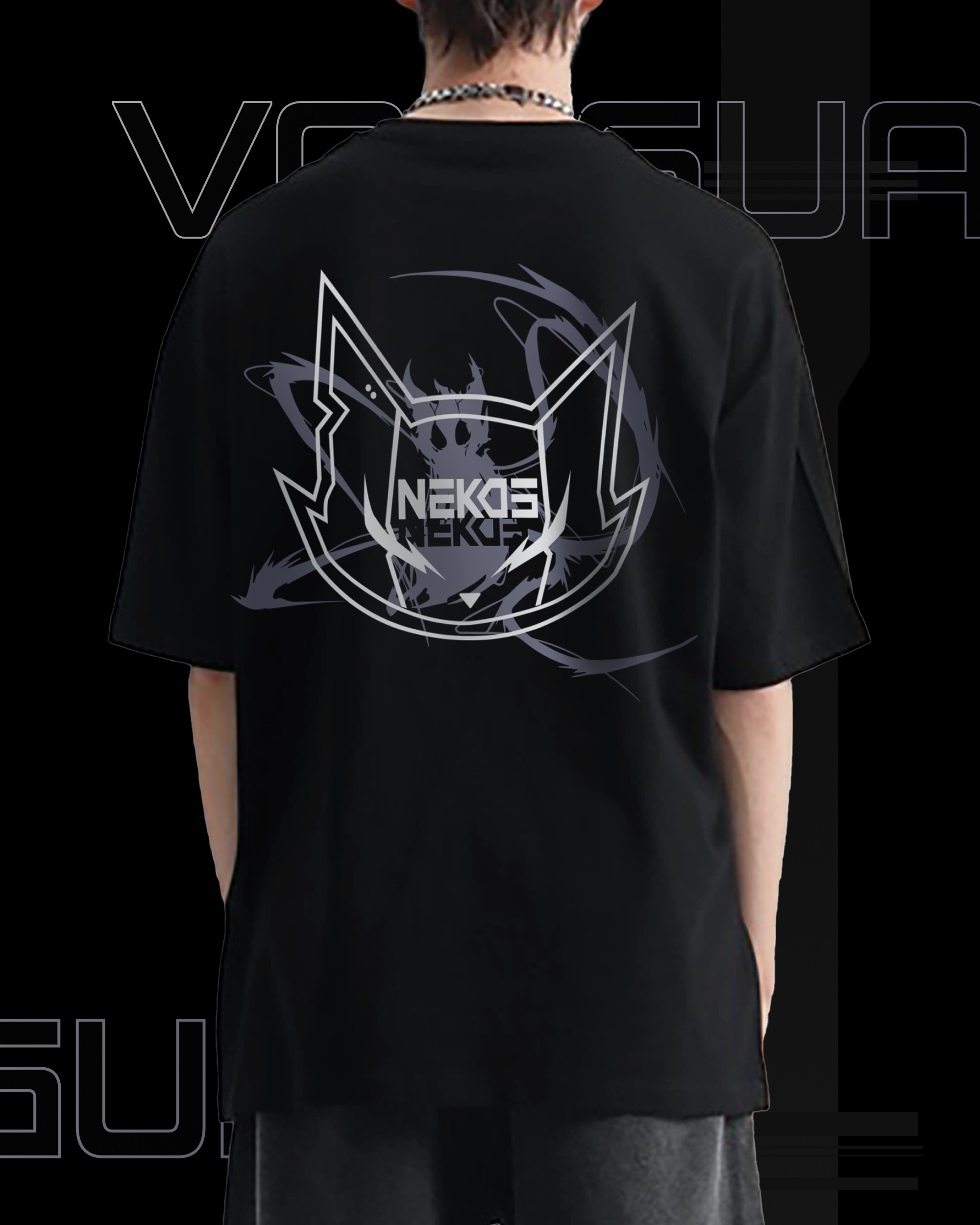 VG-NK-07 OVERSIZE DROP SHOULDER T-SHIRT