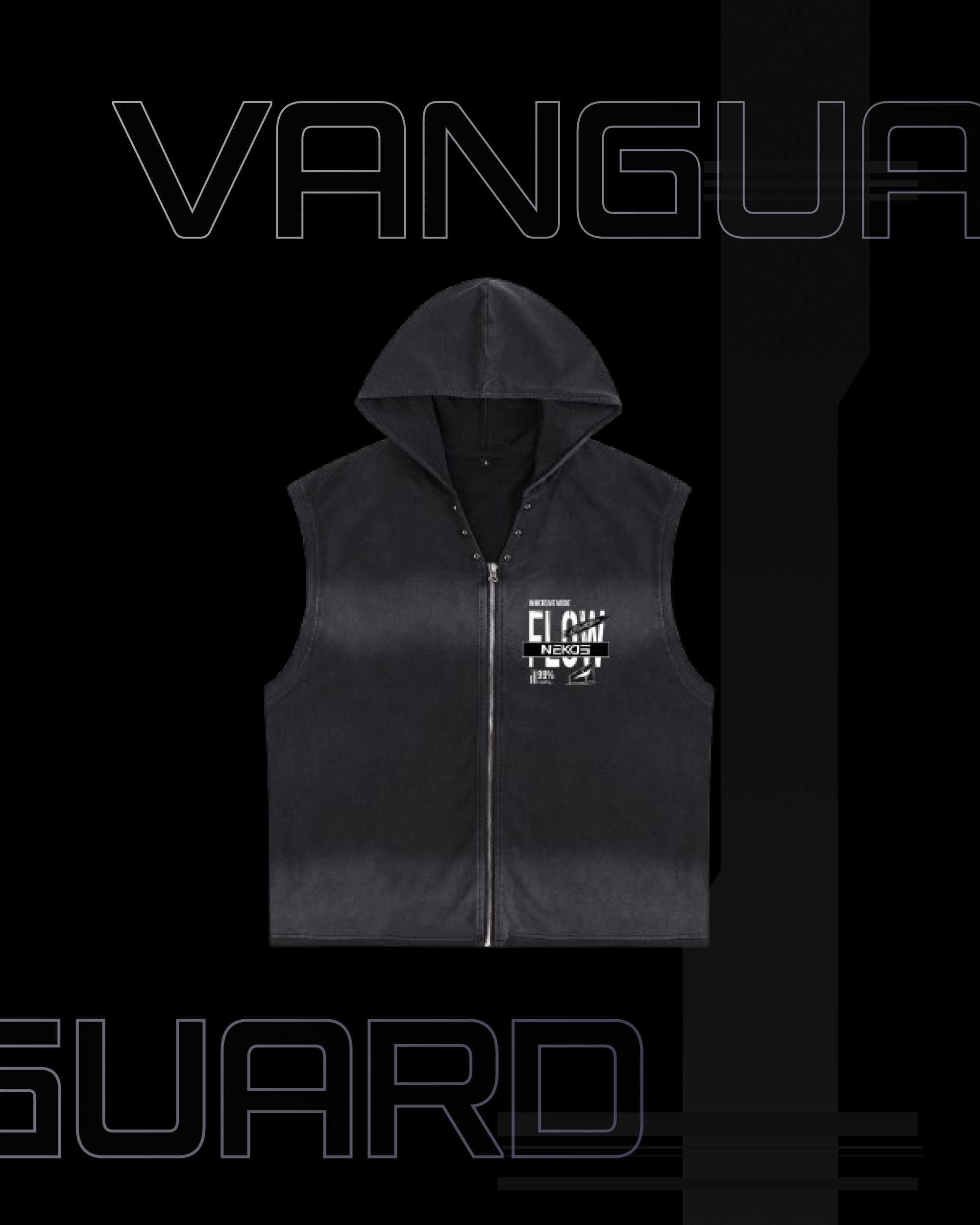 FLOW STATE ZIP-UP HOODED TANK TOP