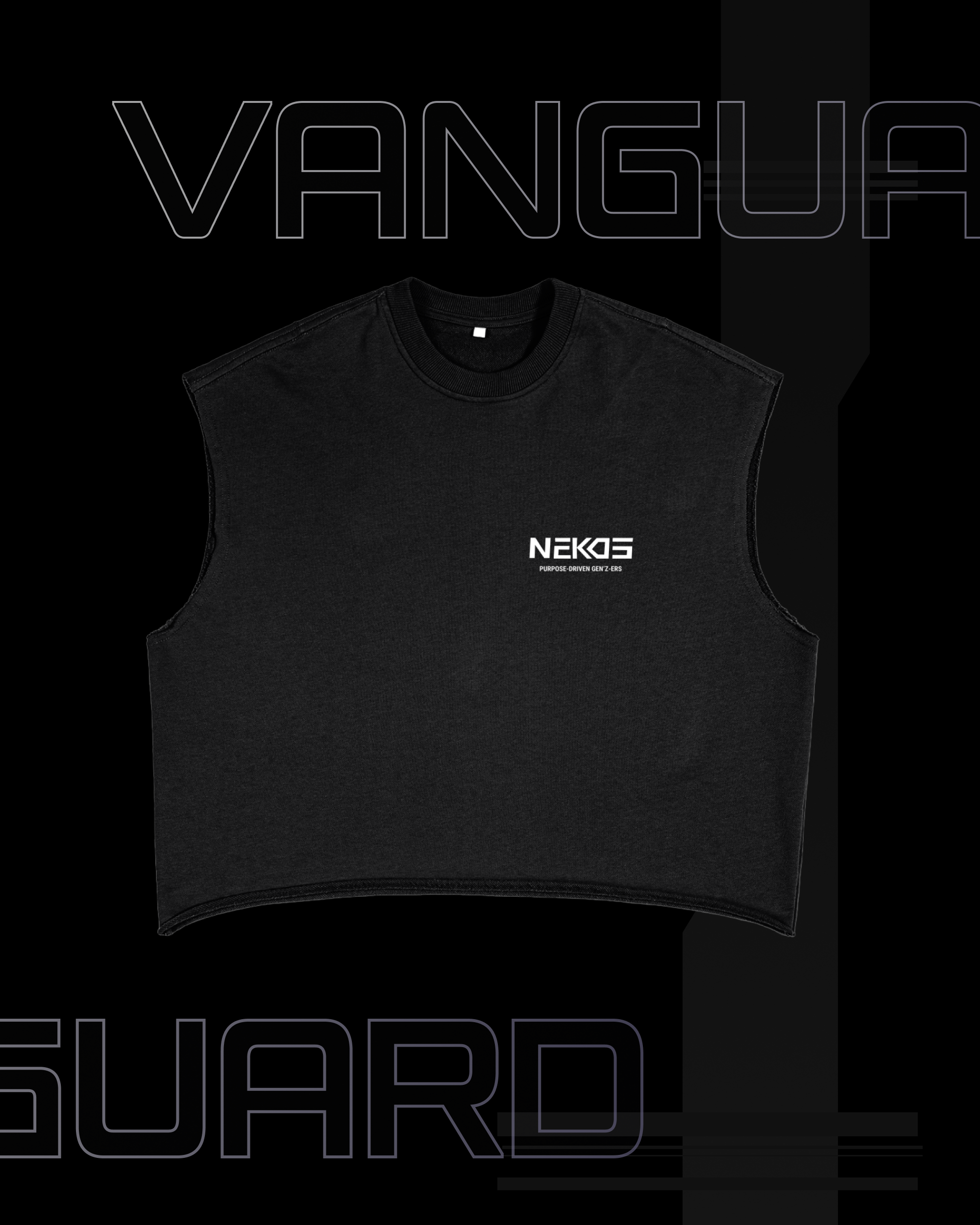VG-NEKOS FRENCH TERRY BOXYTANK TOP