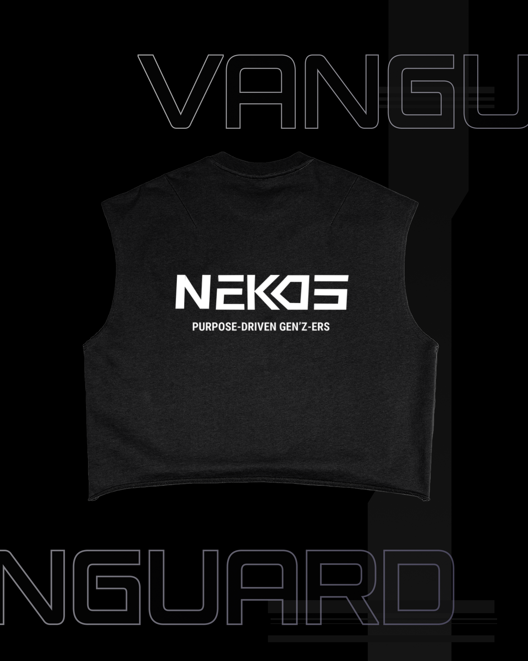 VG-NEKOS FRENCH TERRY BOXYTANK TOP