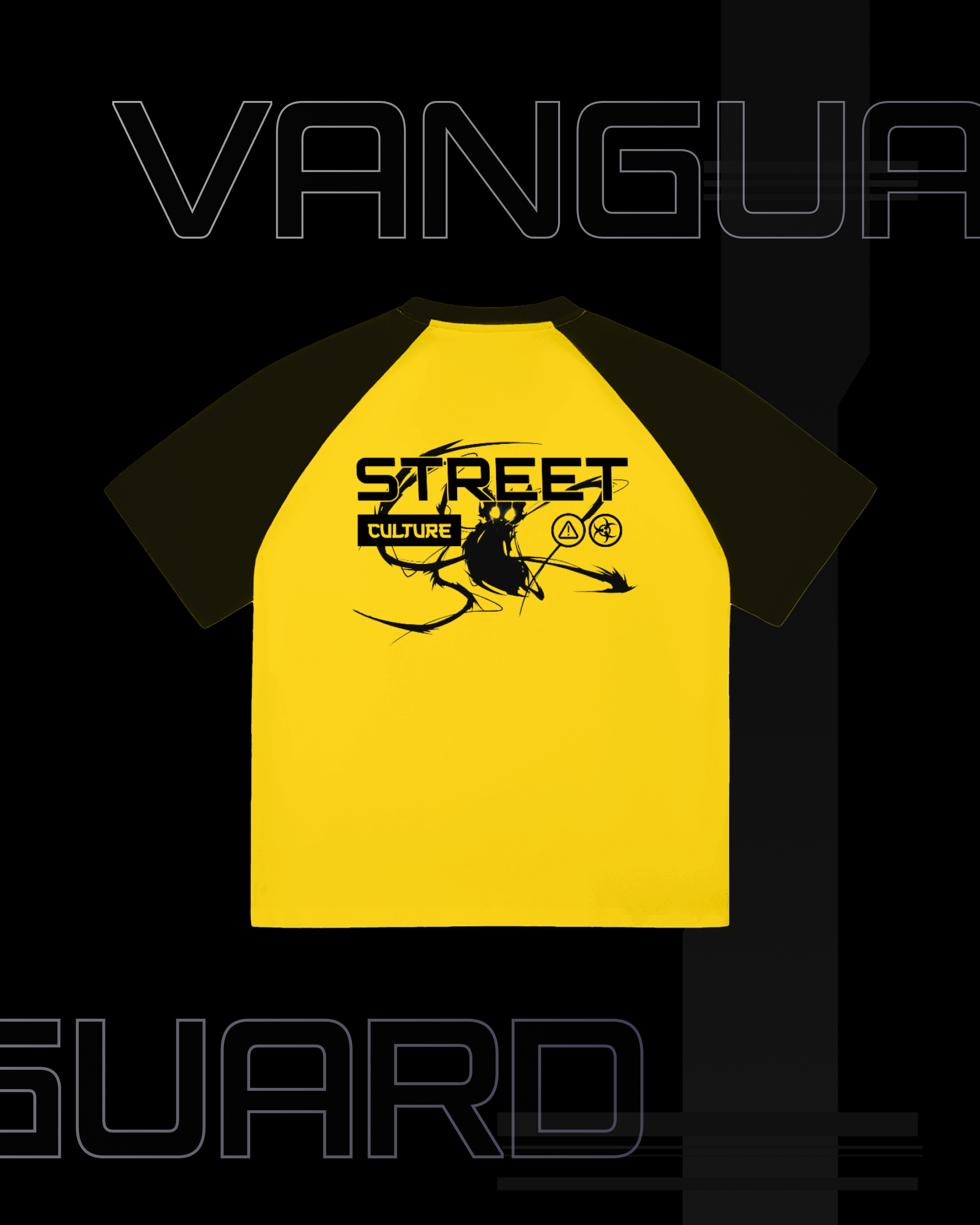 VG-2STR COLOR BLOCKED RAGLAN T-SHIRT