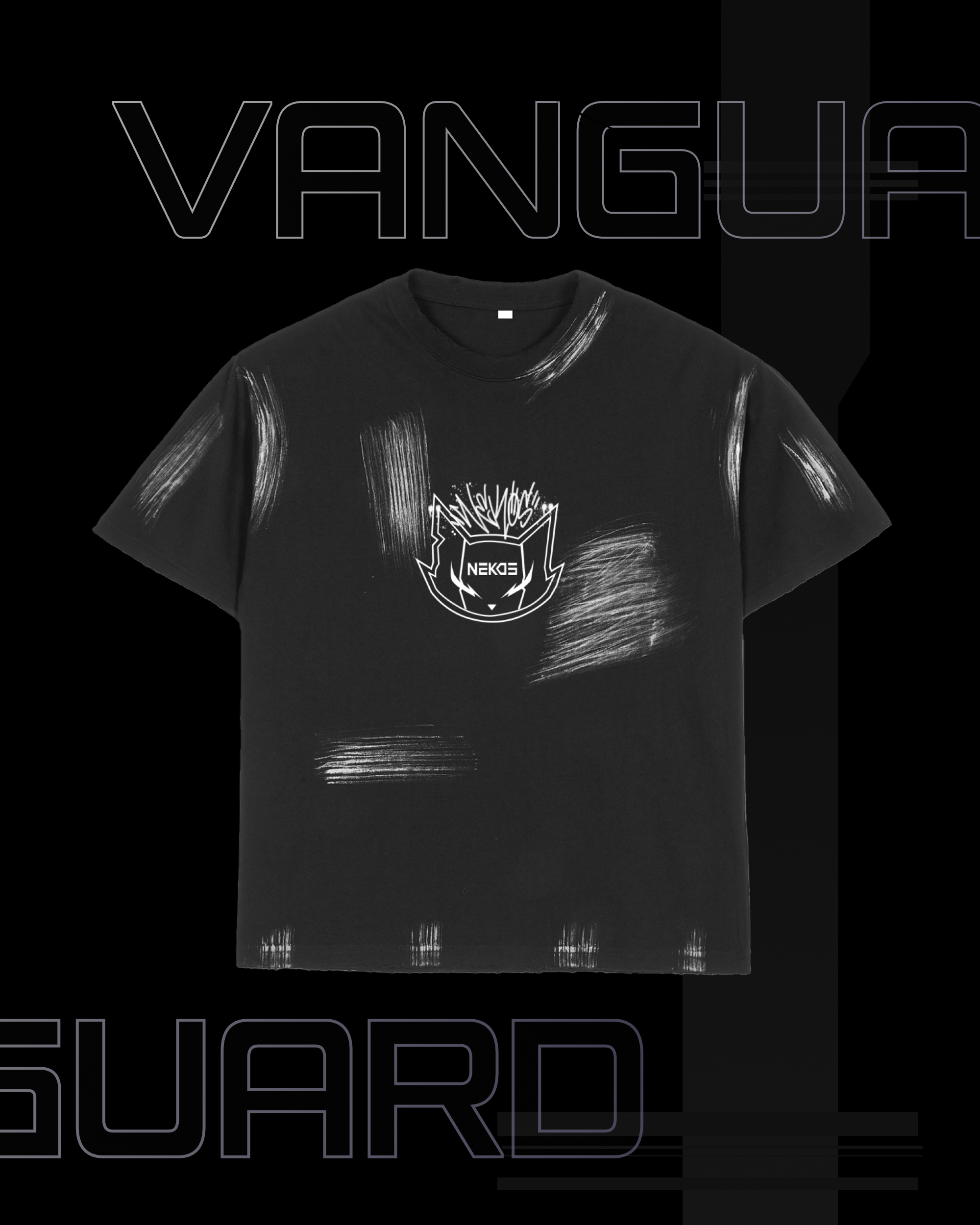 VG-NK10 HAND-BRUSHED T-SHIRT