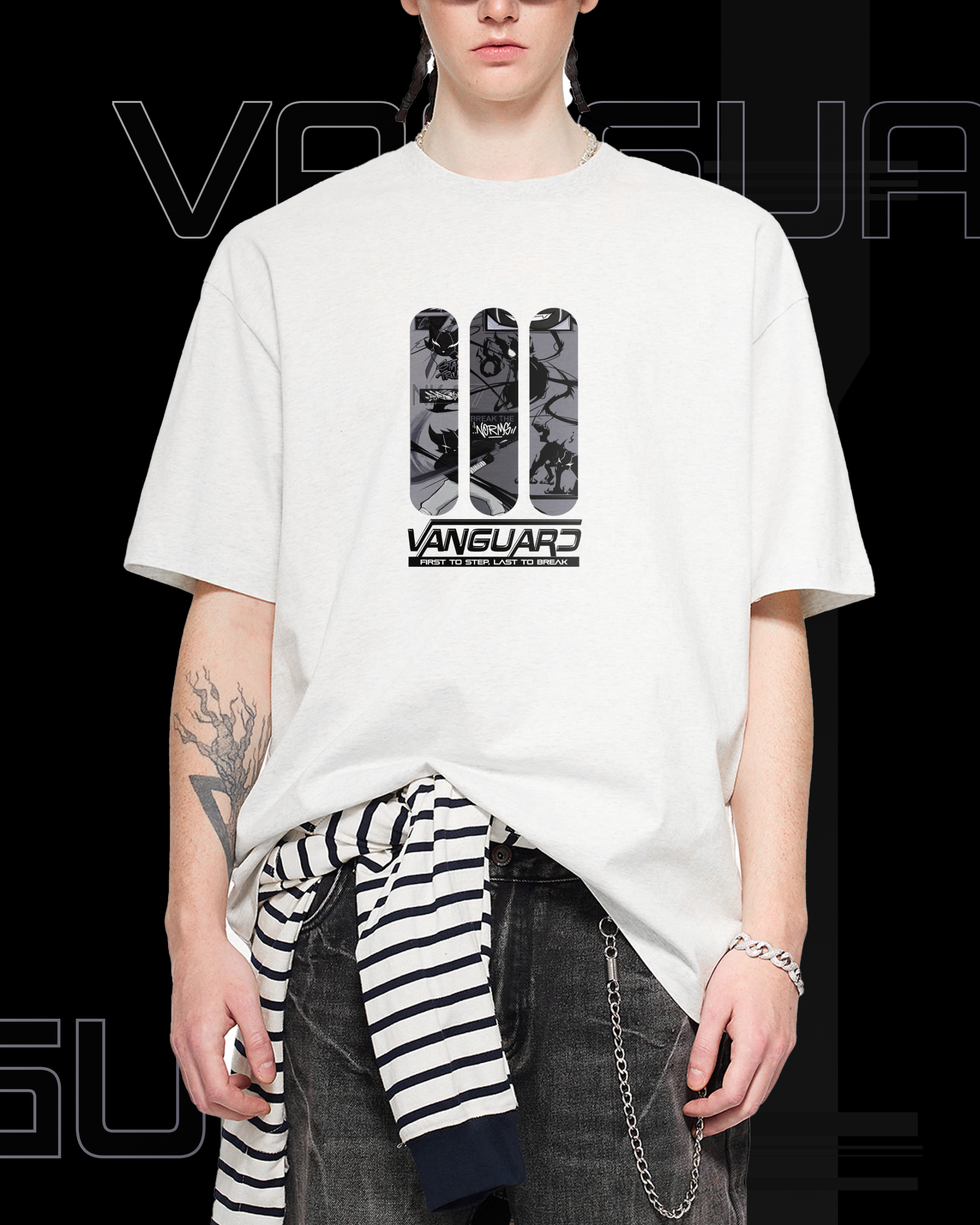 VG-FIRST TO STEP-LAST TO BREAK T-SHIRT