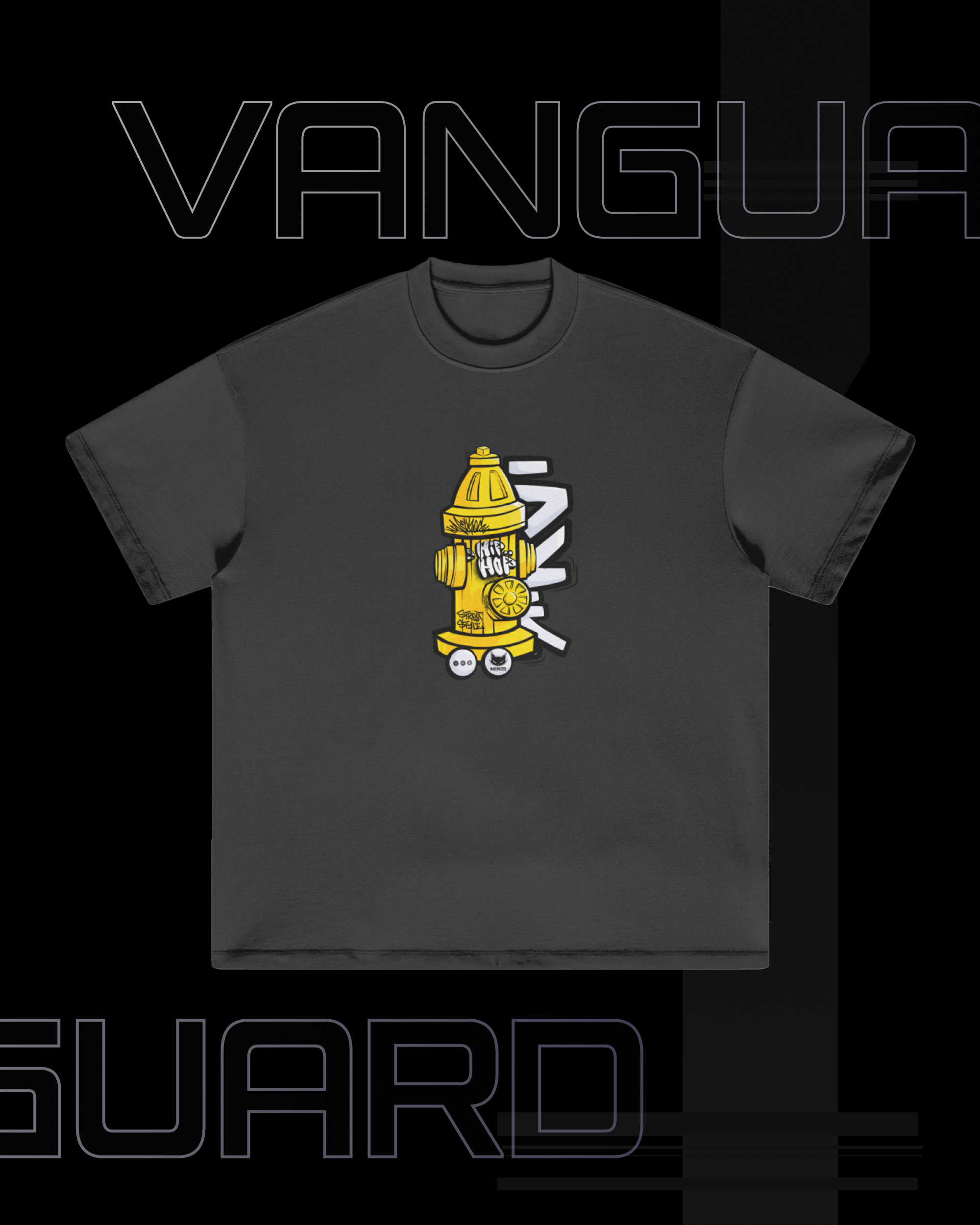 VG-HIPHOP GRAPHIC HEAVYWEIGHT T-SHIRT