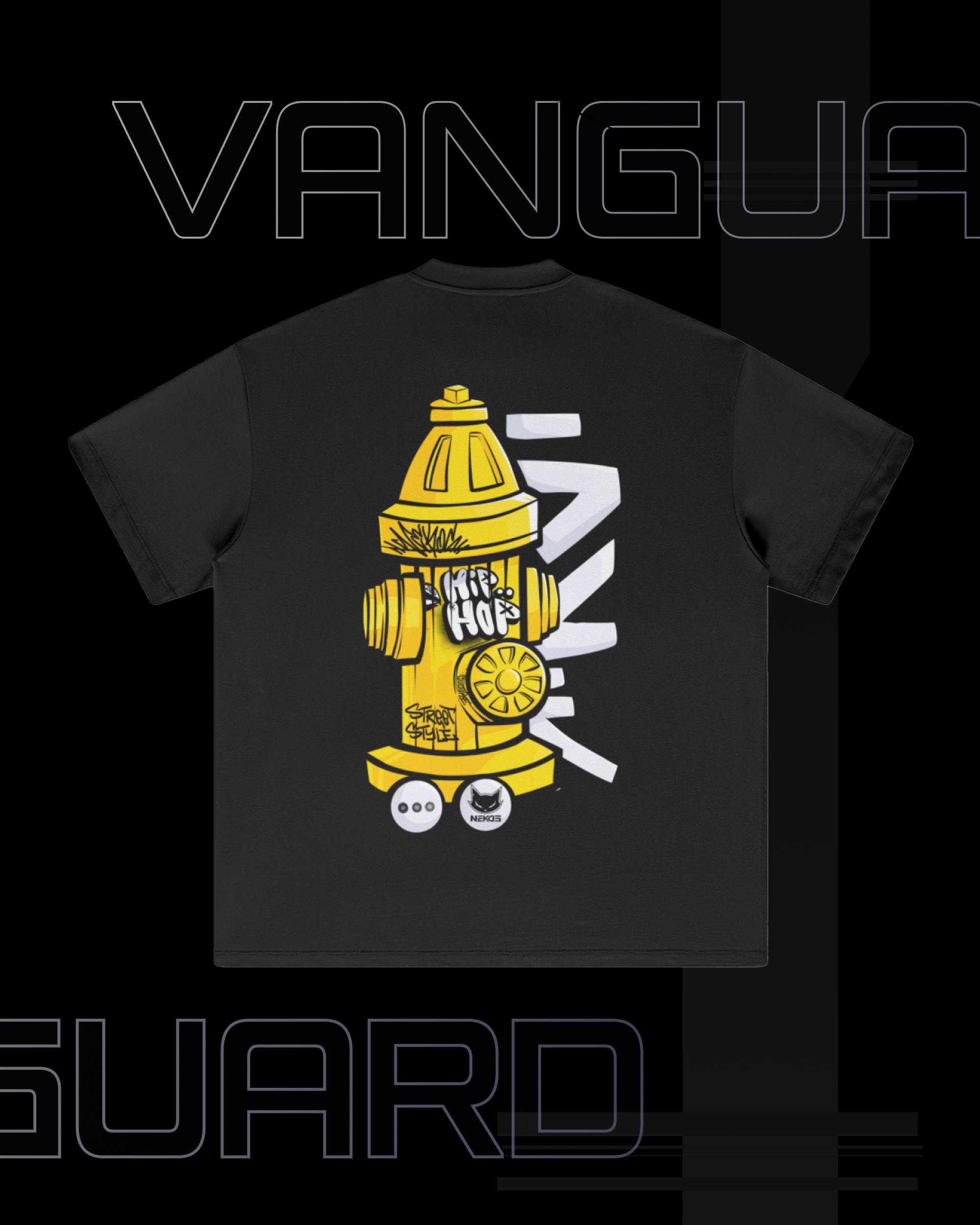 VG-HIPHOP GRAPHIC HEAVYWEIGHT T-SHIRT
