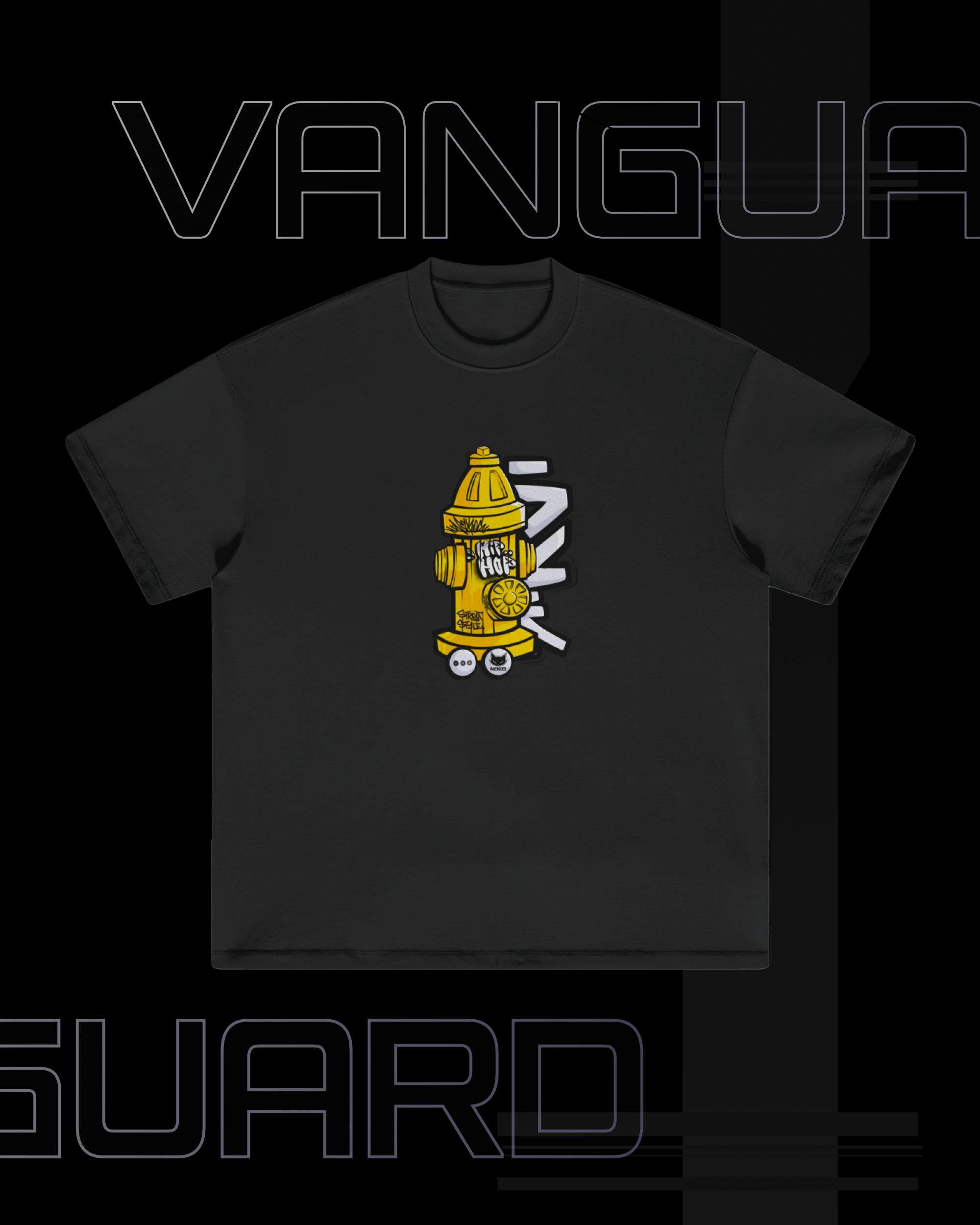 VG-HIPHOP GRAPHIC HEAVYWEIGHT T-SHIRT