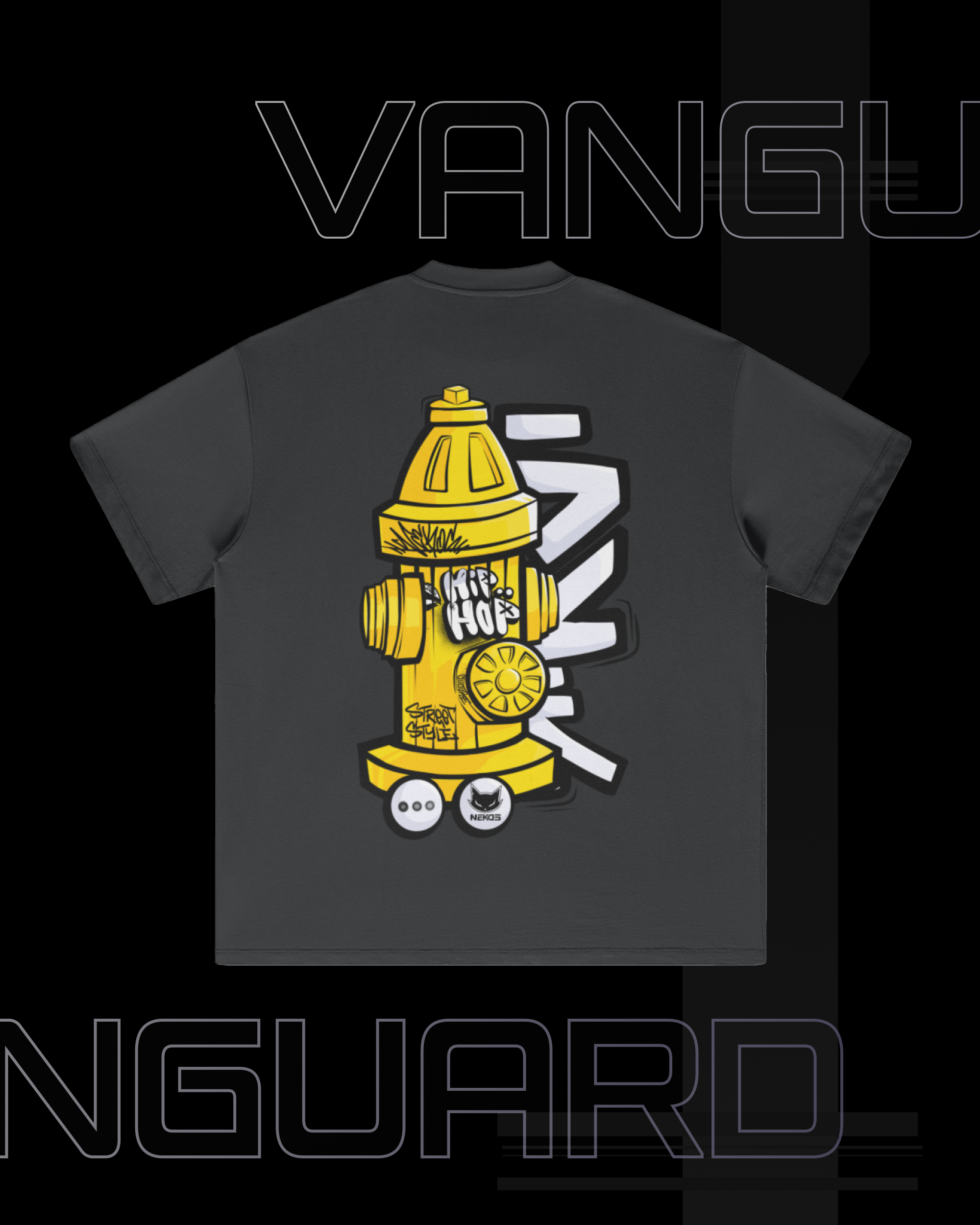 VG-HIPHOP GRAPHIC HEAVYWEIGHT T-SHIRT