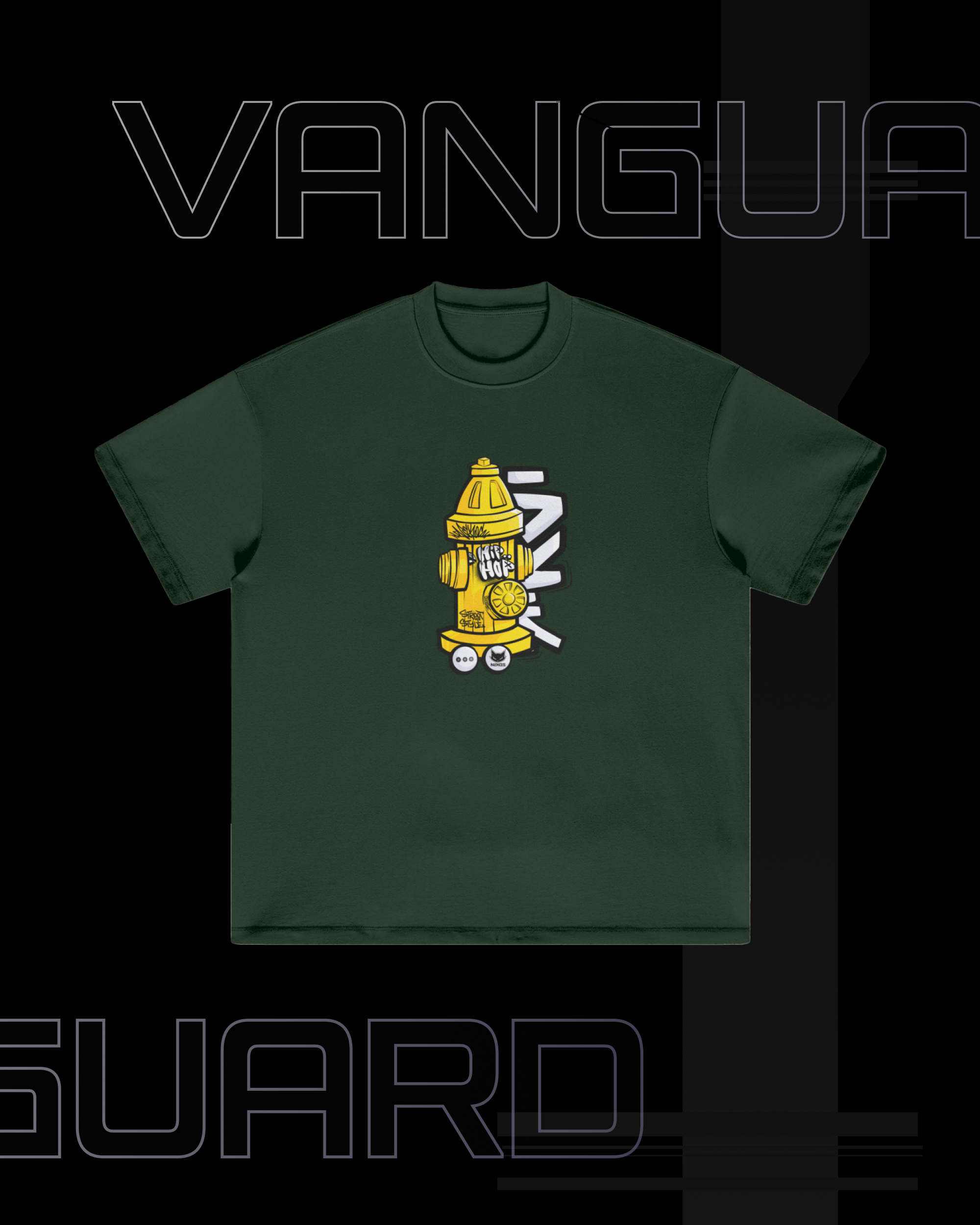 VG-HIPHOP GRAPHIC HEAVYWEIGHT T-SHIRT