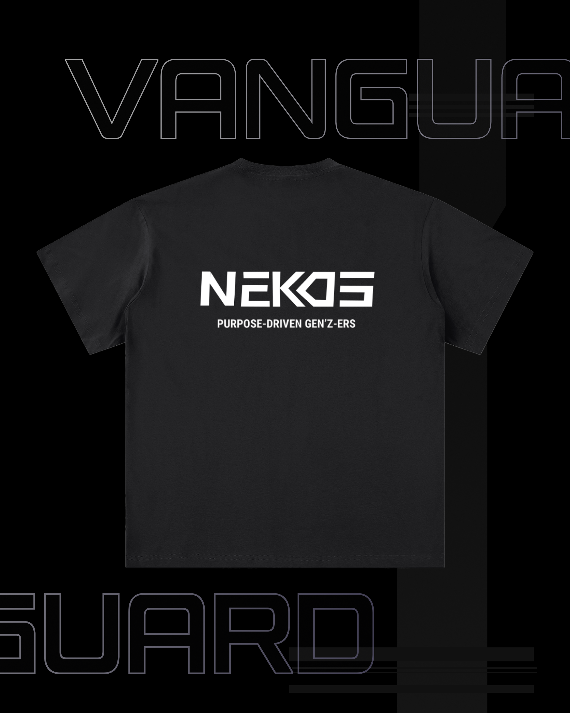 VG-PURPOSE-DRIVEN SUEDED COTTON T-SHIRT