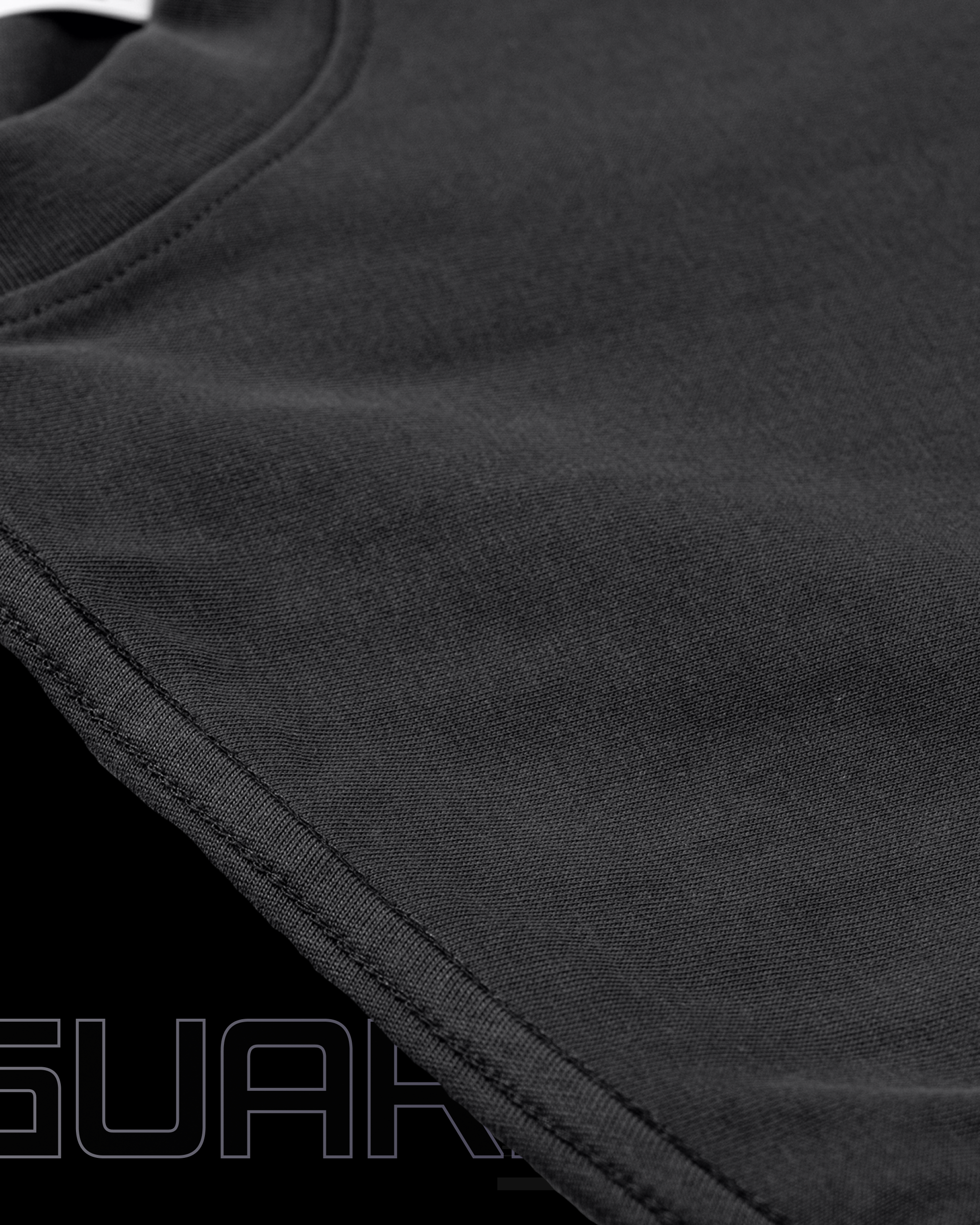 VG-PURPOSE-DRIVEN SUEDED COTTON T-SHIRT