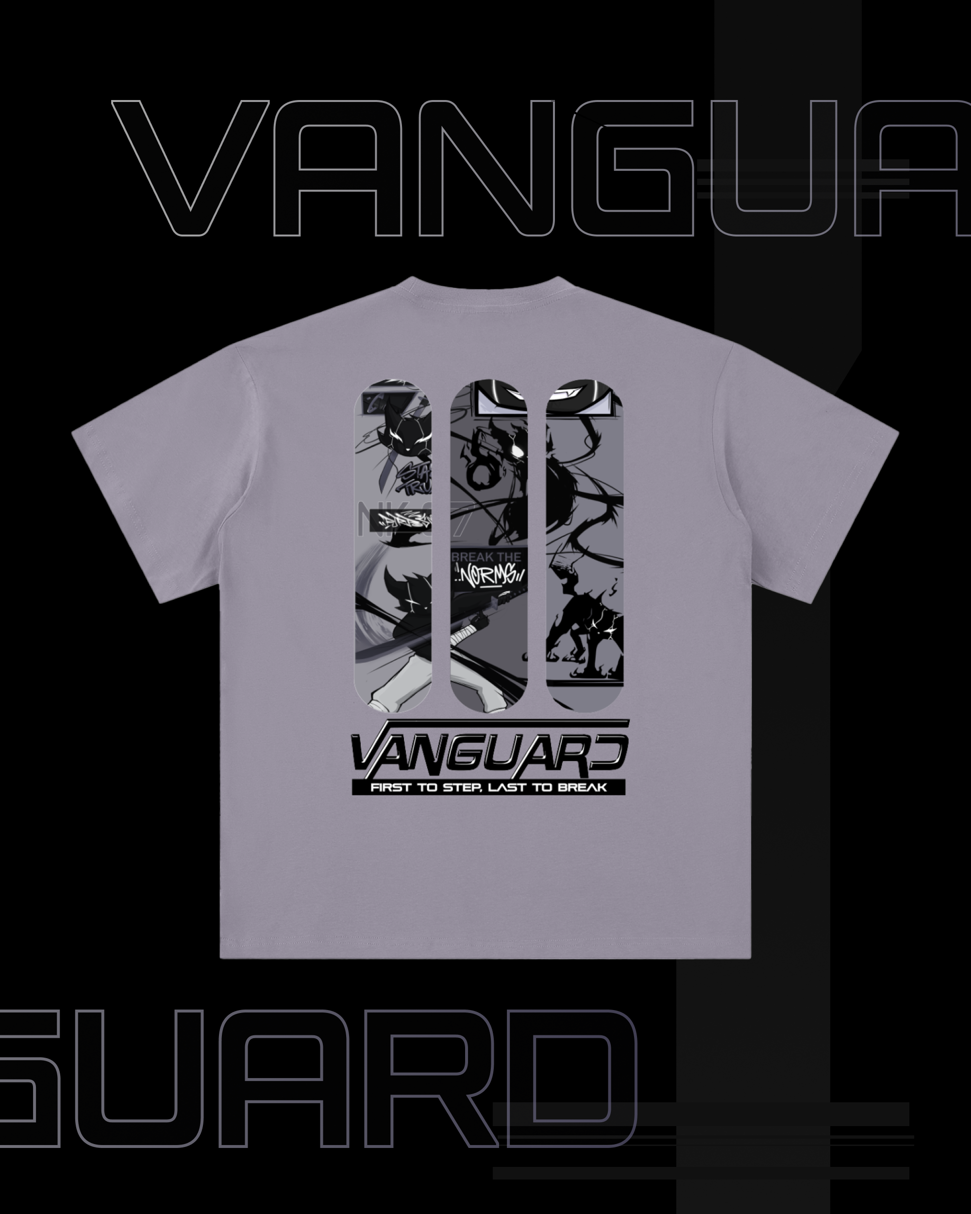 VG-FIRST TO STEP-LAST TO BREAK T-SHIRT