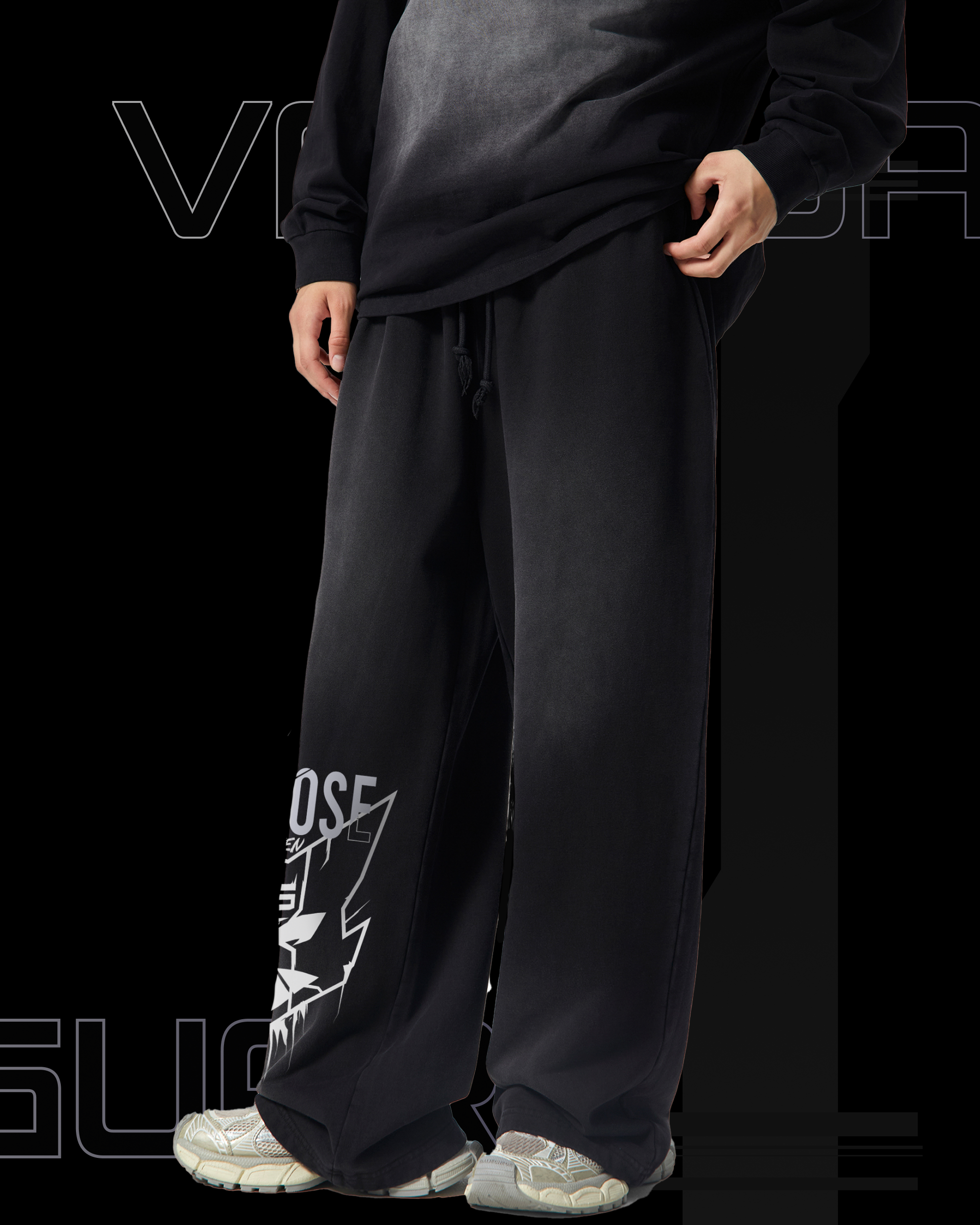 VG-PR-DRV ATHLEISURE HANDCRAFTED LOOSE FIT SWEATPANTS