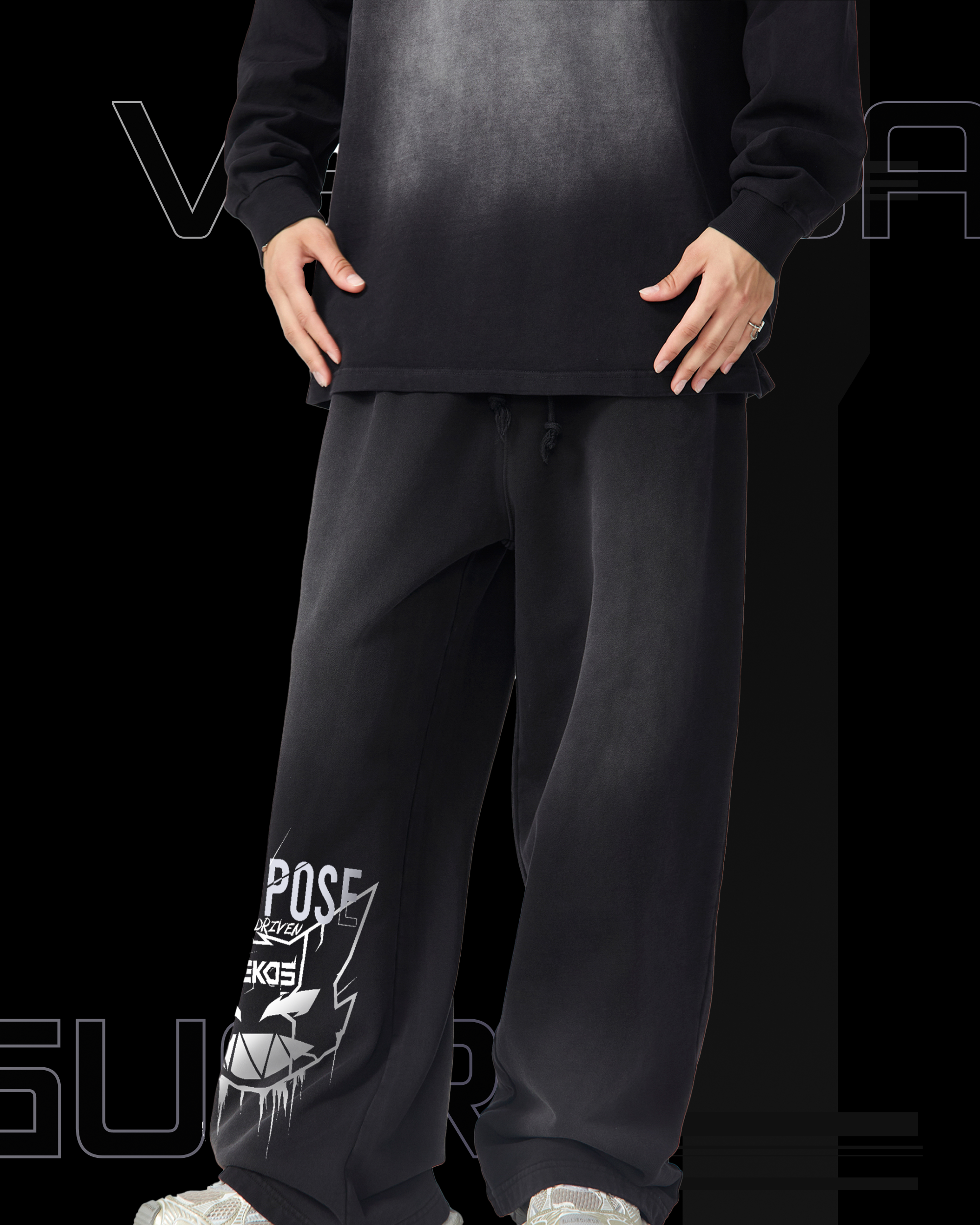 VG-PR-DRV ATHLEISURE HANDCRAFTED LOOSE FIT SWEATPANTS