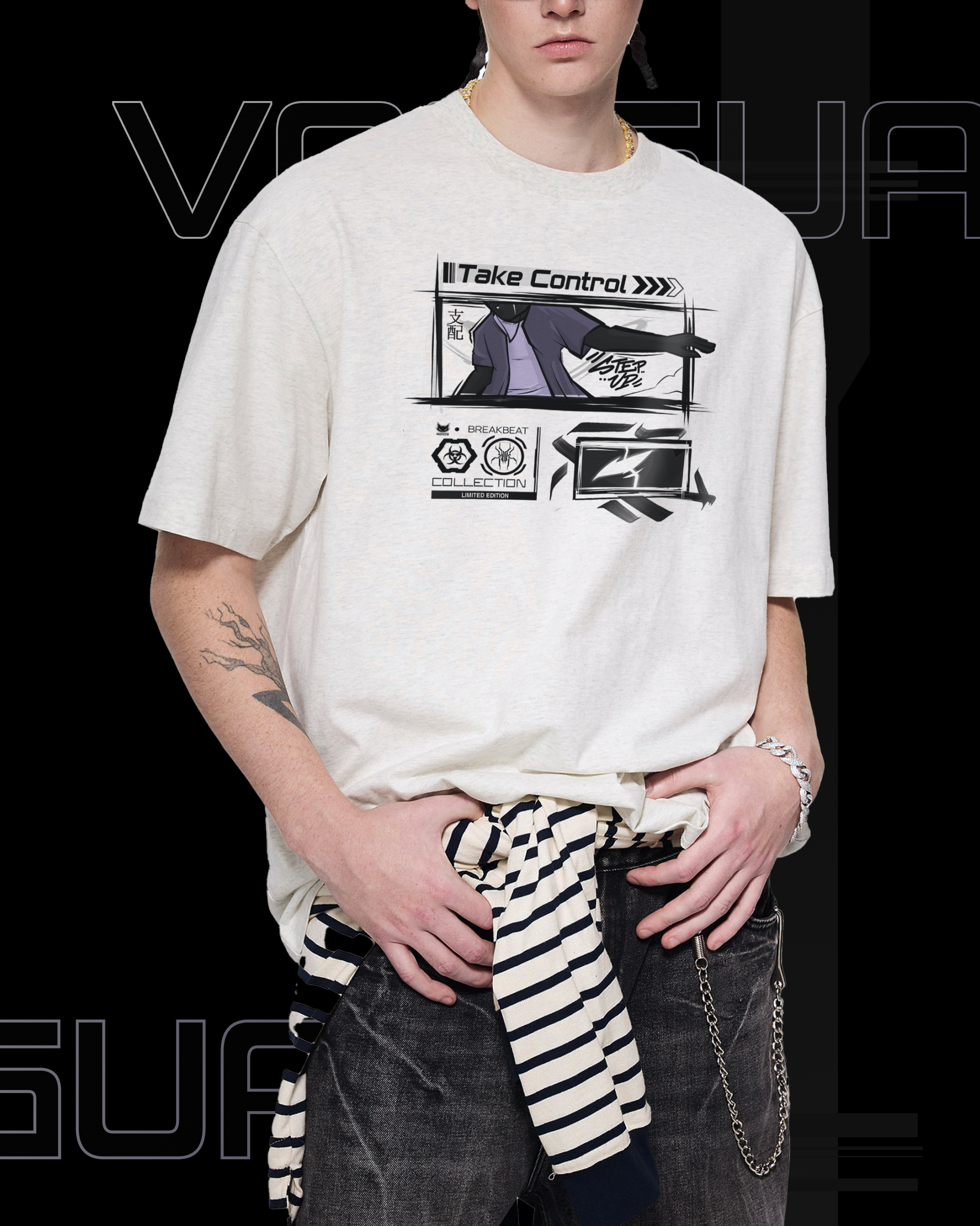 STEP UP LOOSE ORGANIC T-SHIRT
