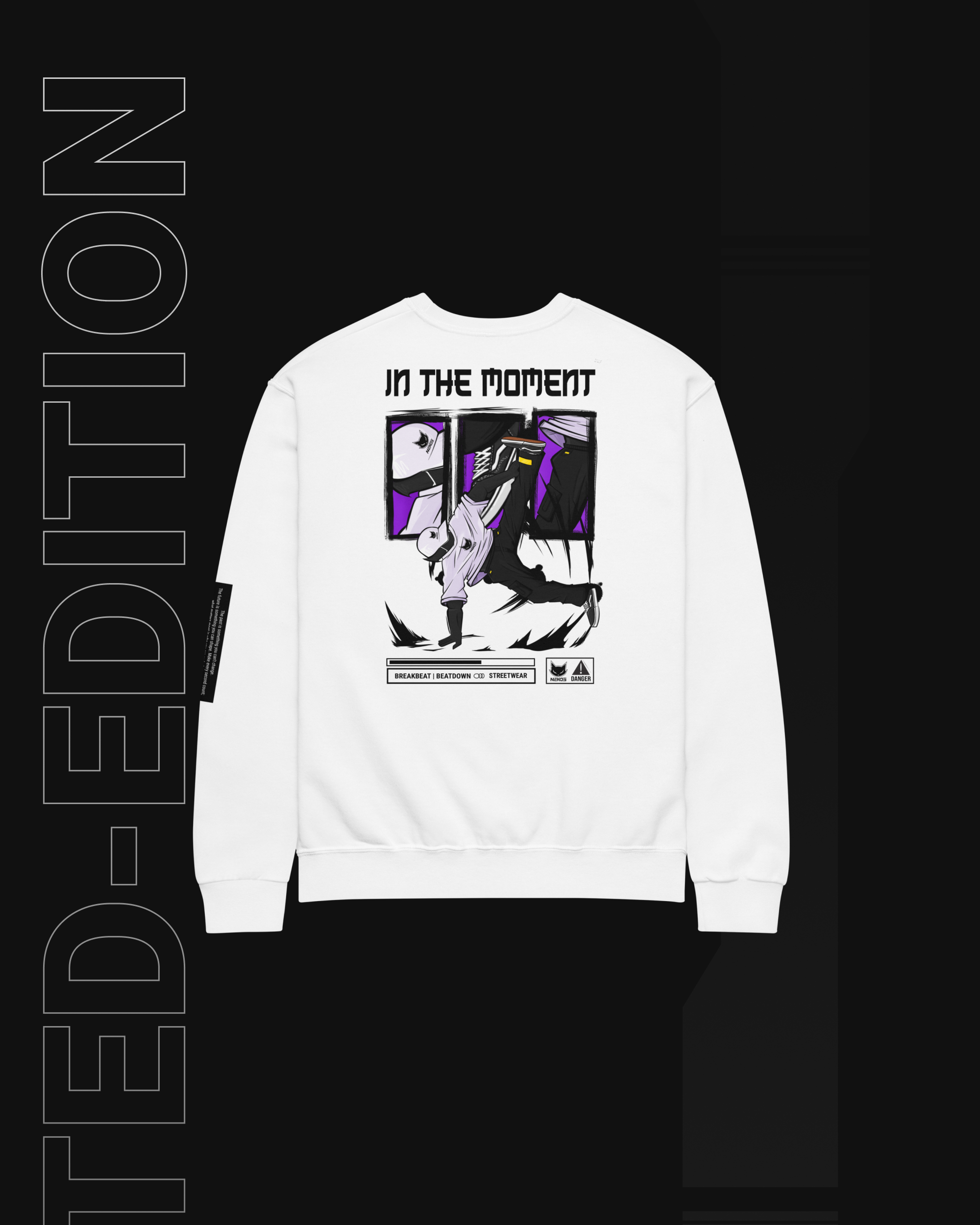 IN-THE-MOMENT UNISEX NEKOS CREWNECK