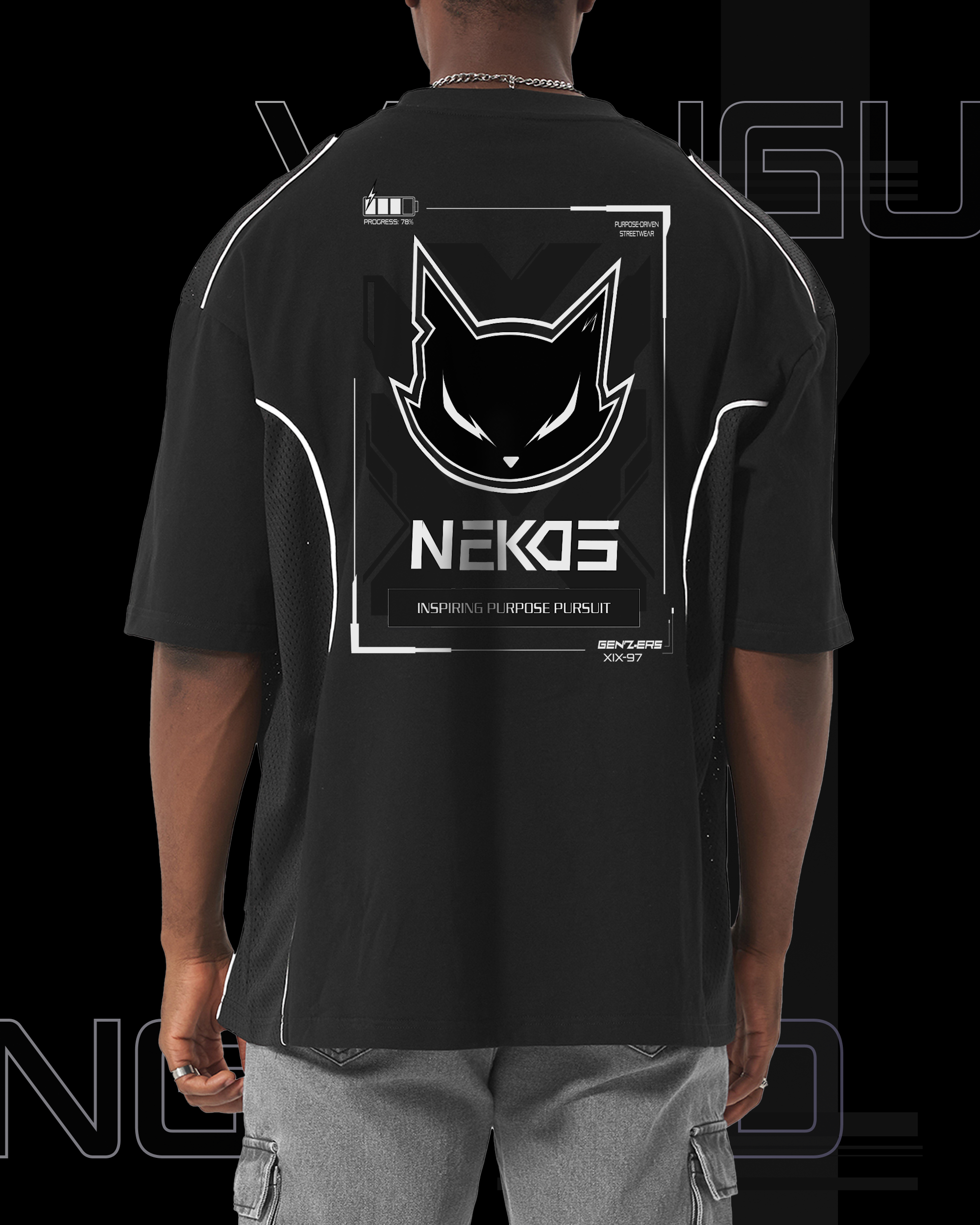 VG-IP CONTRAST PANEL T-SHIRT