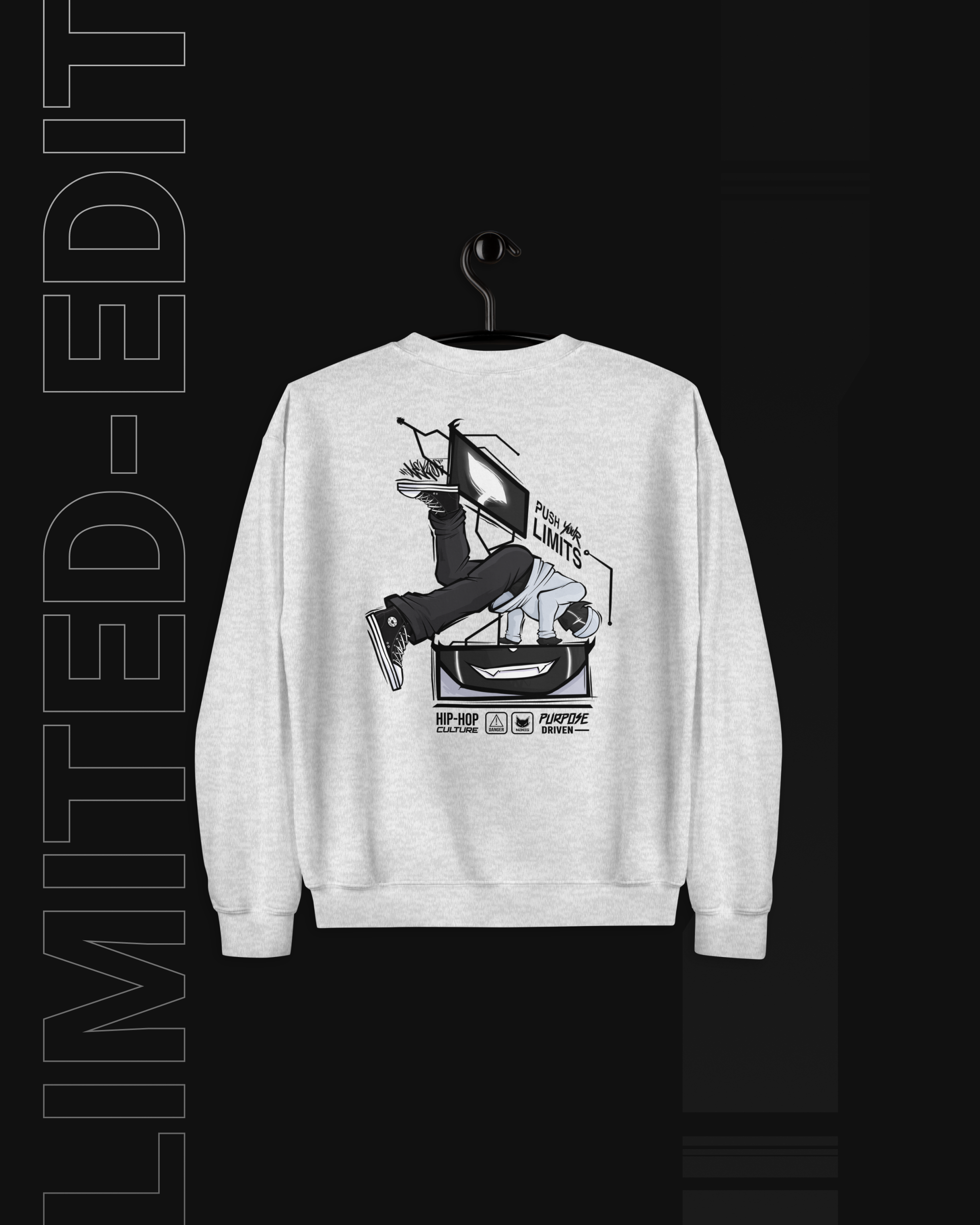 PUSH-IT Sweatshirt | Stay Warm & Break Through Limits