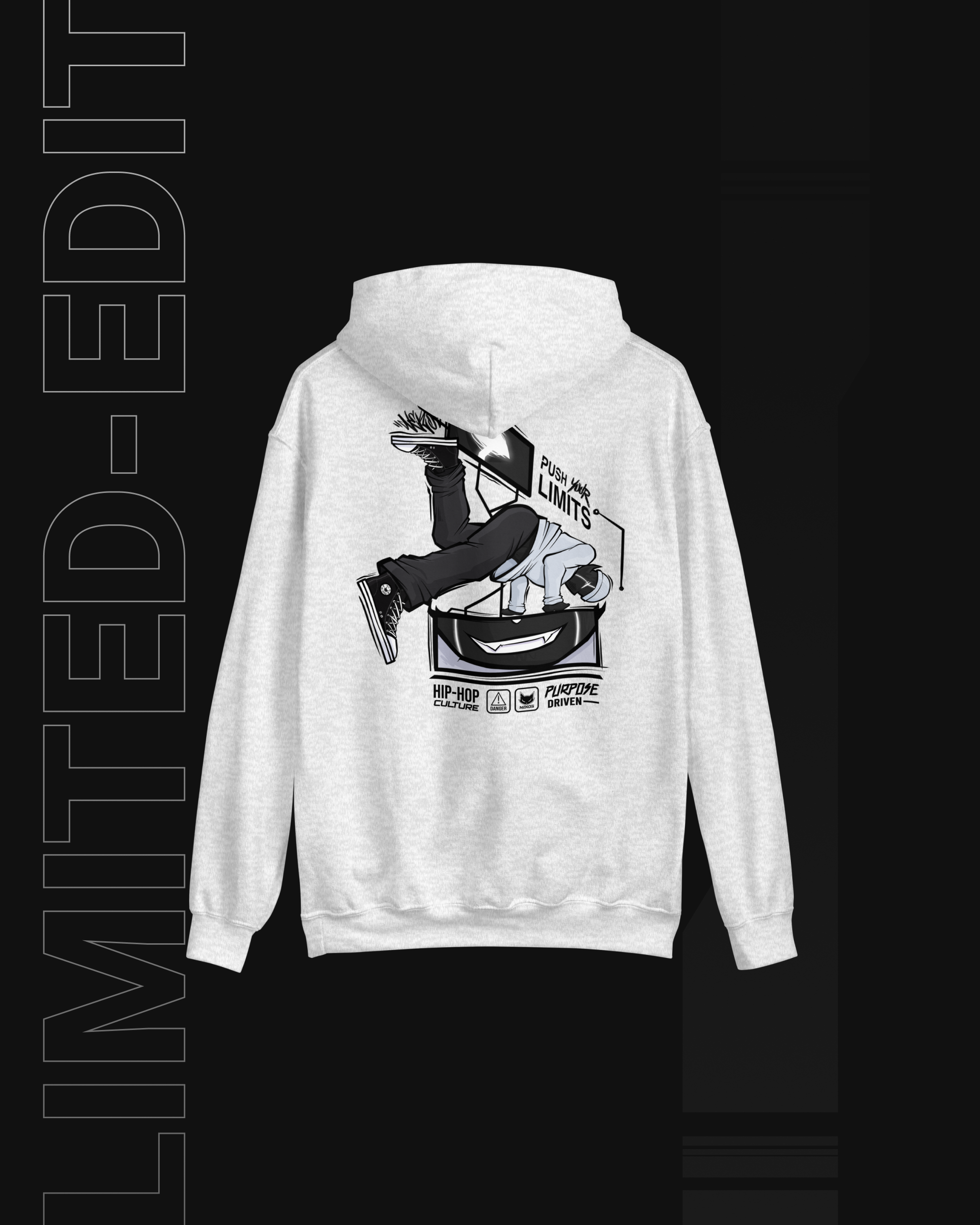 PUSH IT NEKOS UNISEX HOODIE