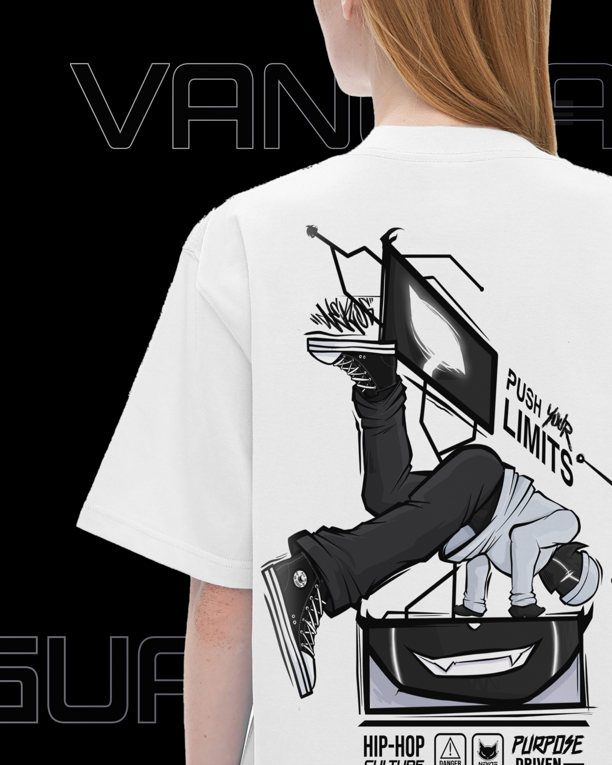 PUSH IT ECO-FREINDLY T-SHIRT