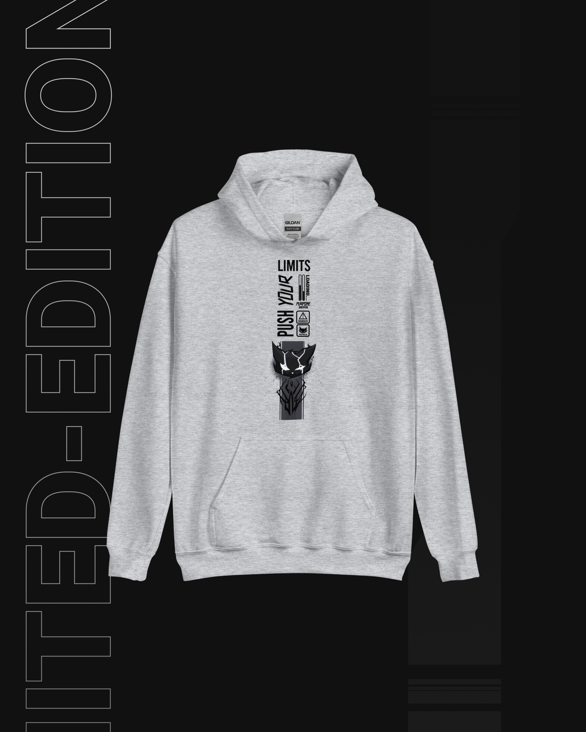 PUSH IT NEKOS UNISEX HOODIE