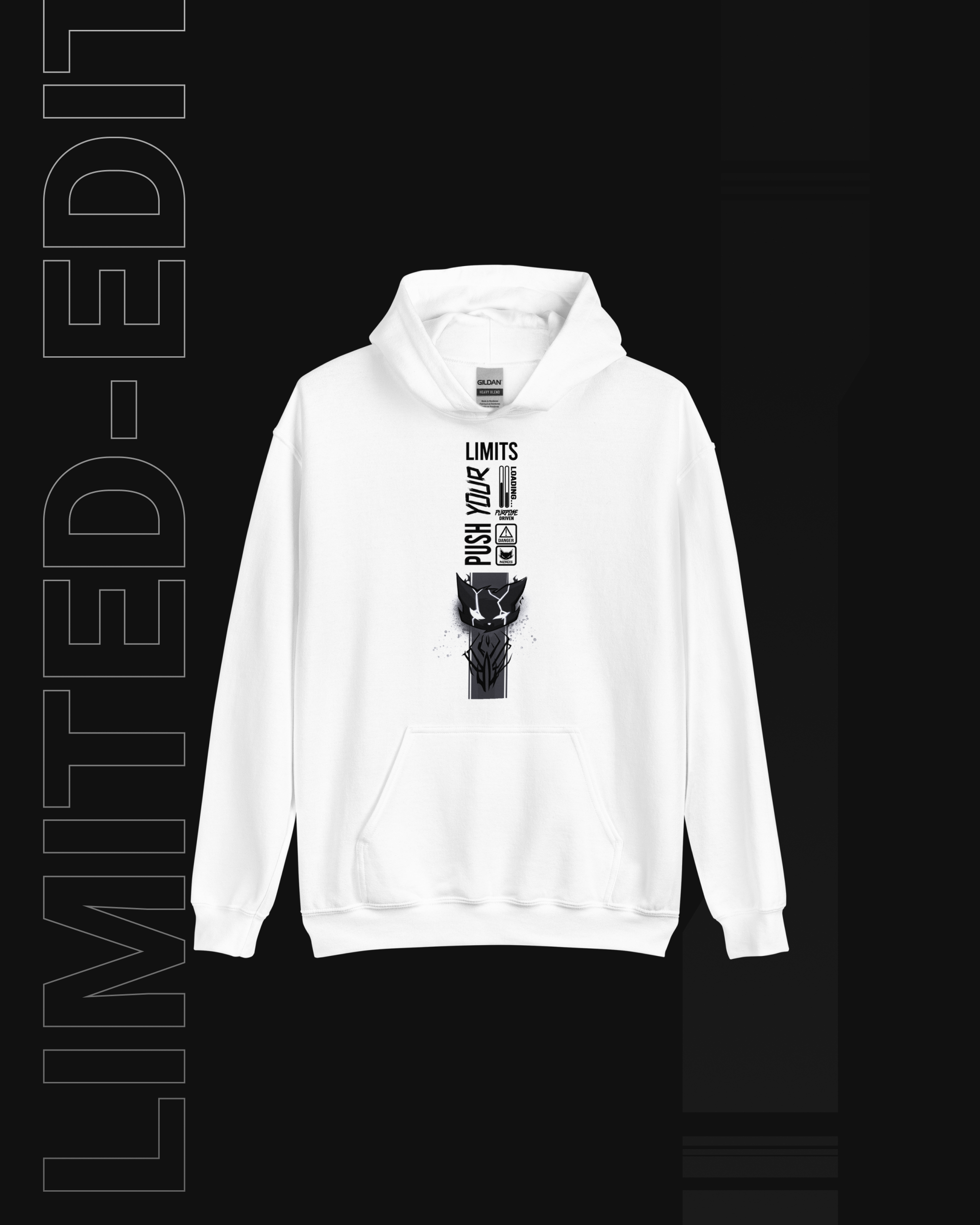 PUSH IT NEKOS UNISEX HOODIE