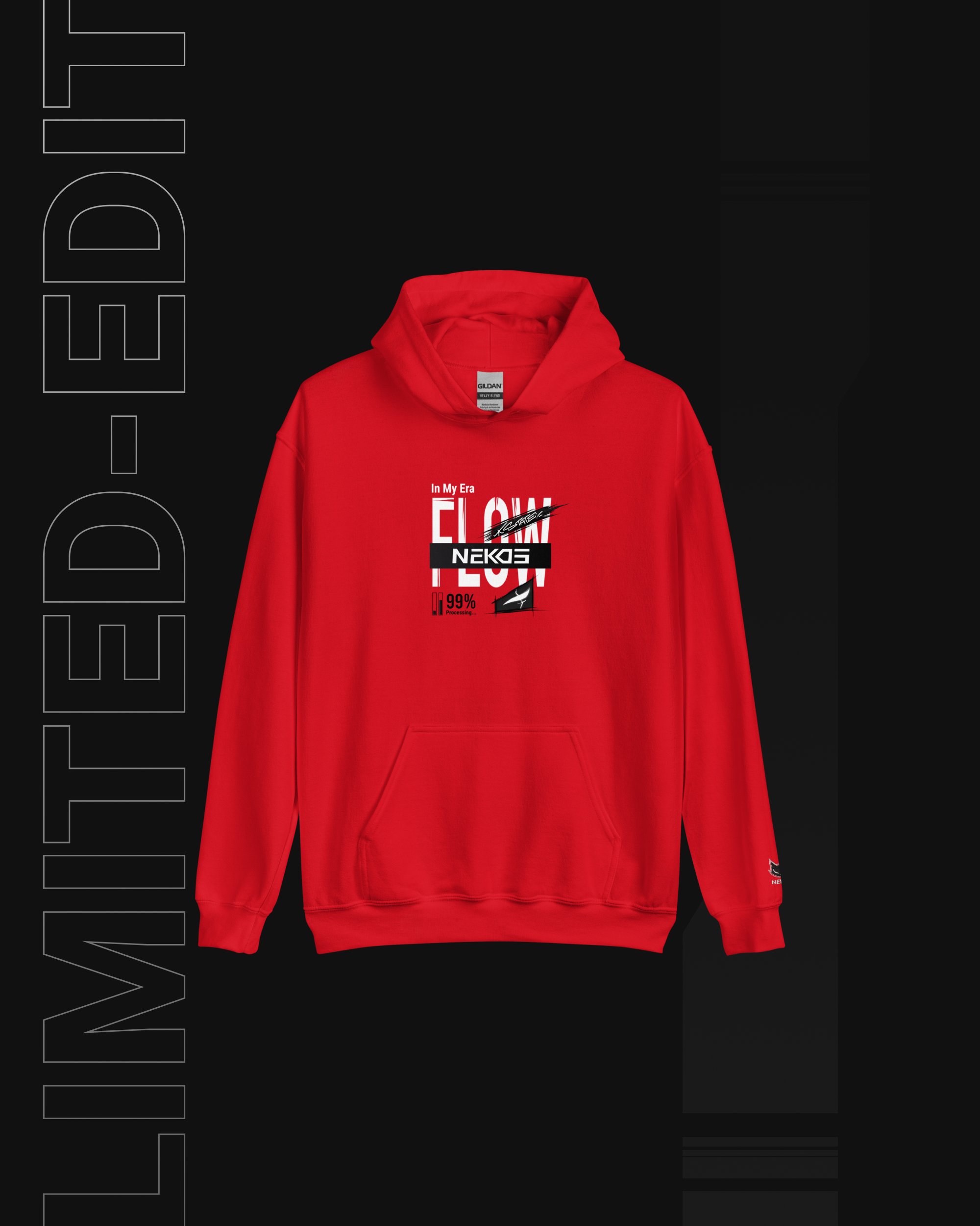 FLOW STATE RED HOODIE