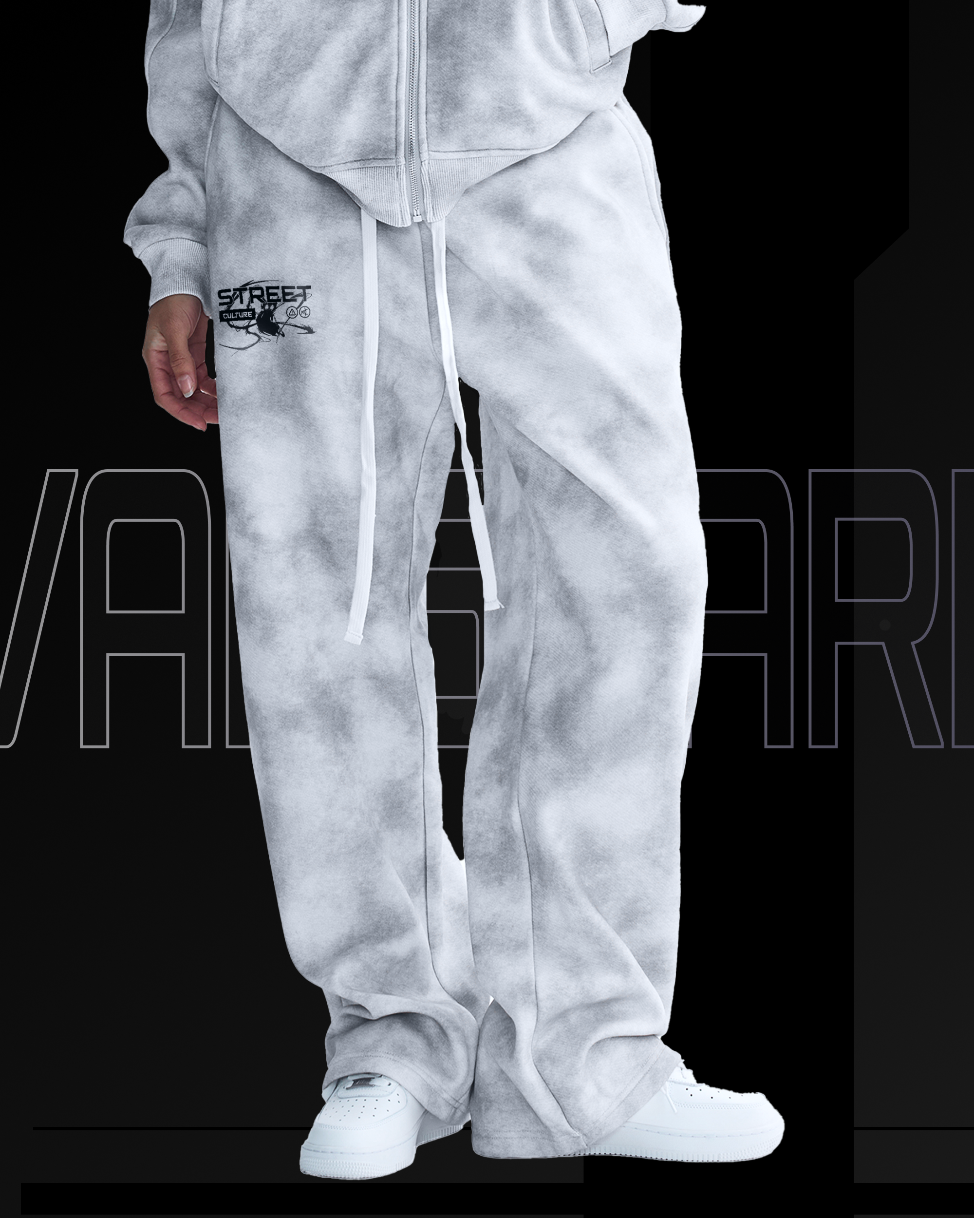 VG-STREET CULTURE DIRTY WASHED FLEECE SWEATPANTS