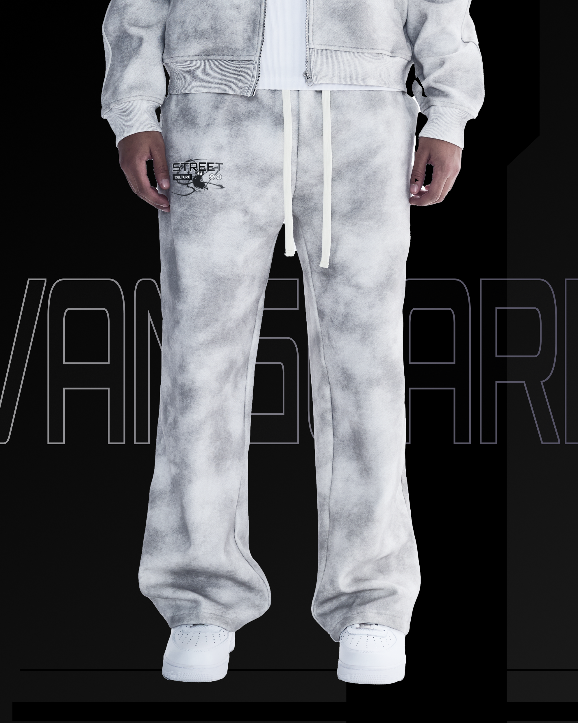 VG-STREET CULTURE DIRTY WASHED FLEECE SWEATPANTS