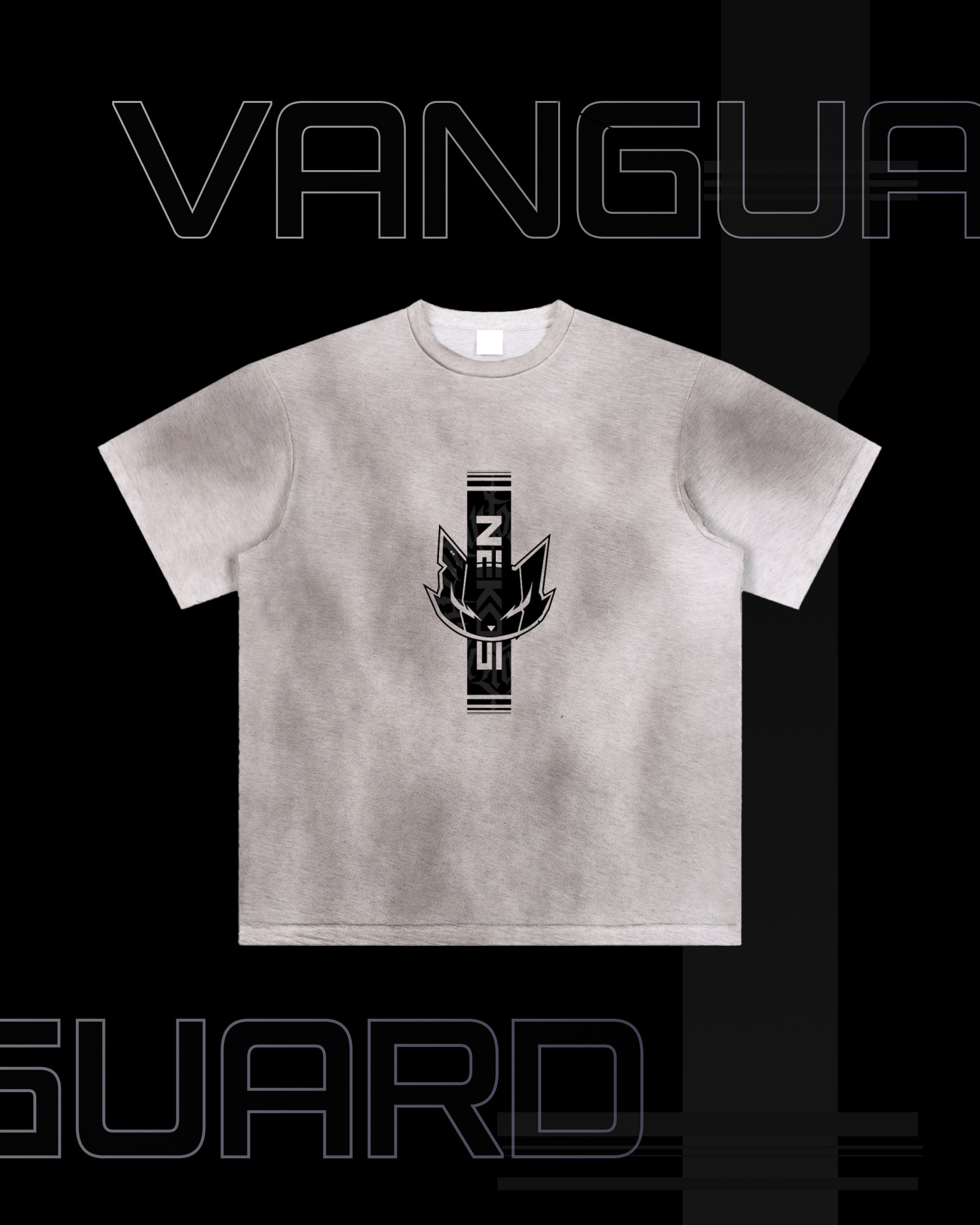 VG-NEKOS TRIBAL SUN FADE HAND-PAINTED T-SHIRT