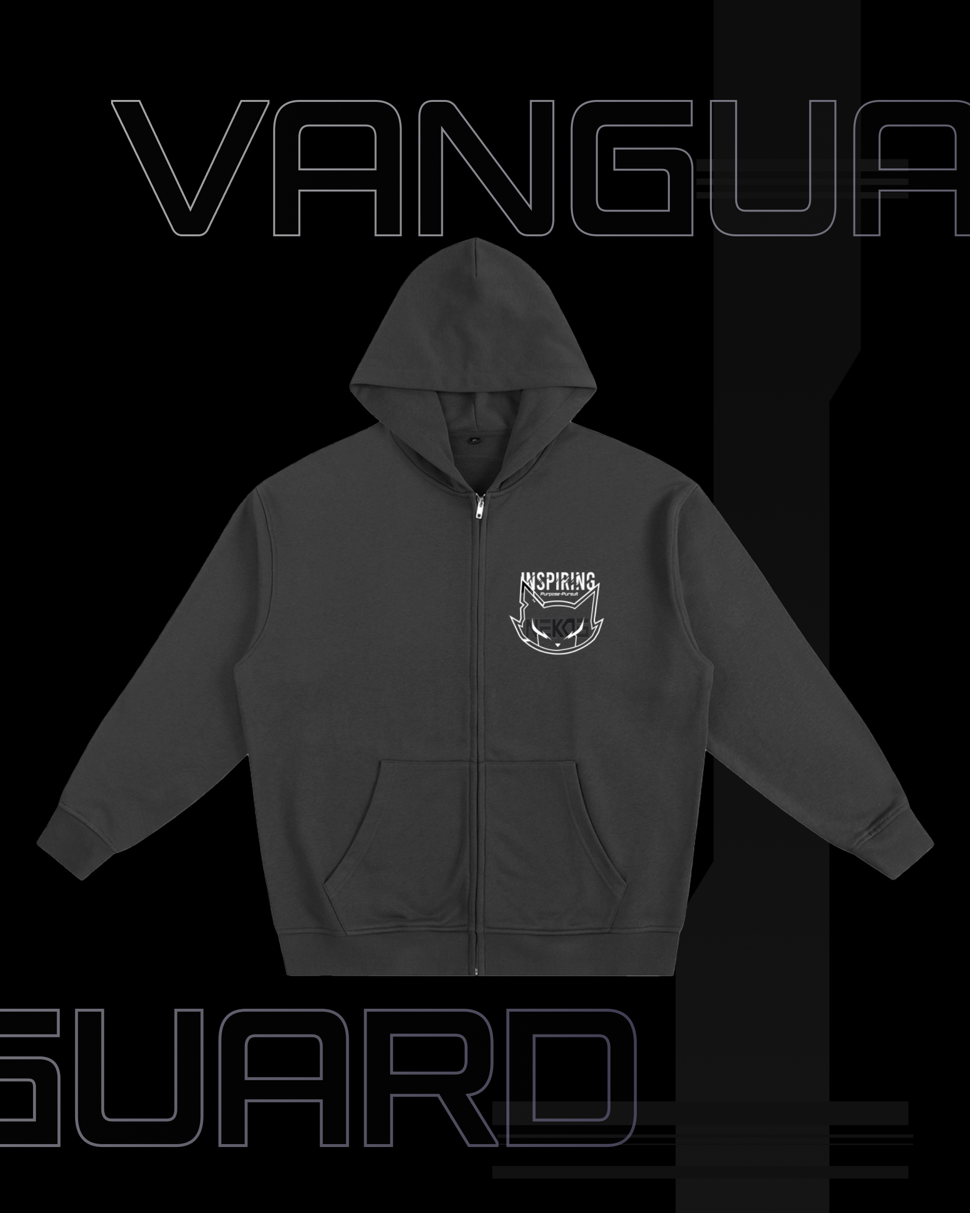 INS-PP NK-ZIP UP HOODIE