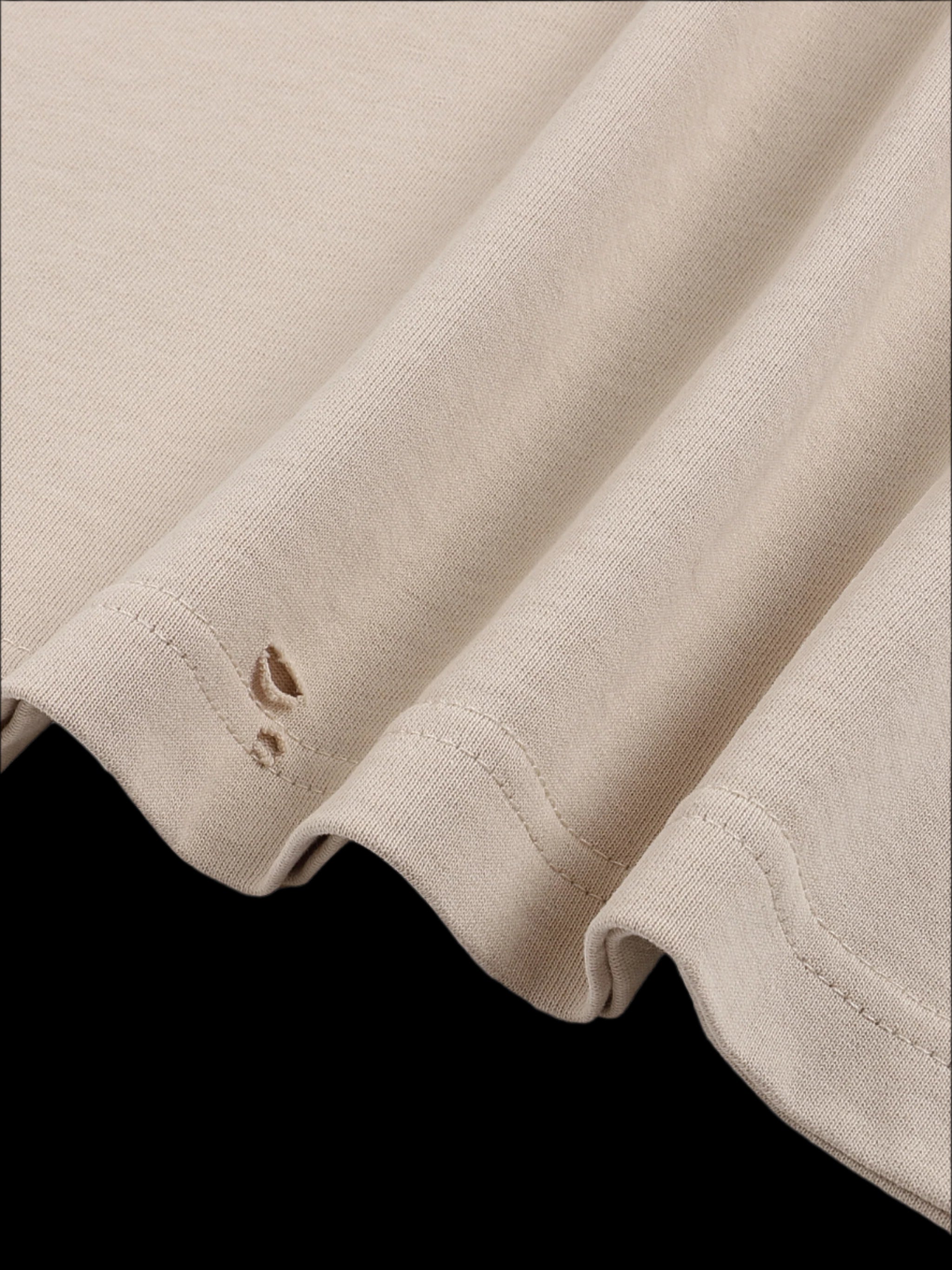 Classic Frayed Boxy Tee - 250 GSM