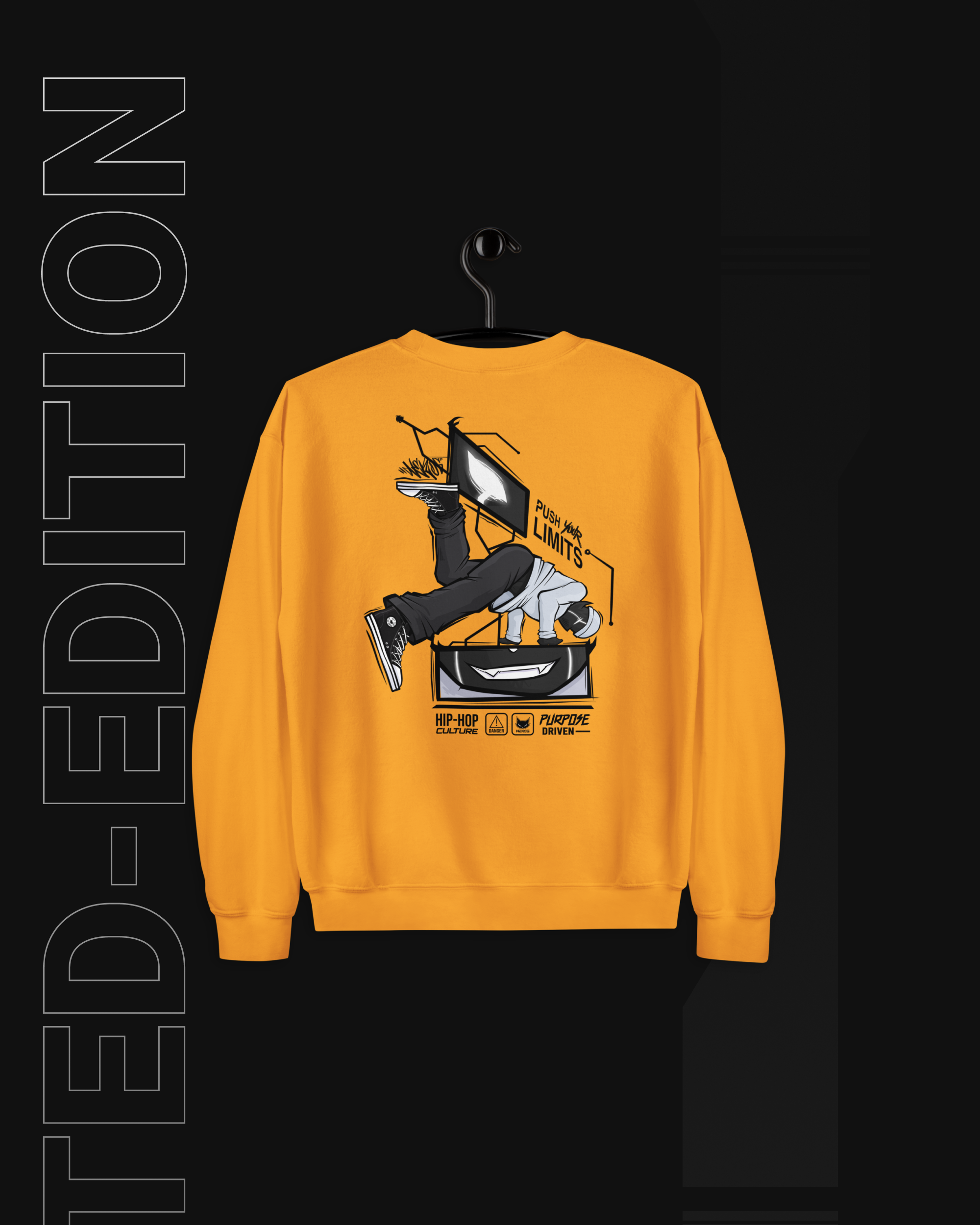 PUSH-IT Sweatshirt | Stay Warm & Break Through Limits